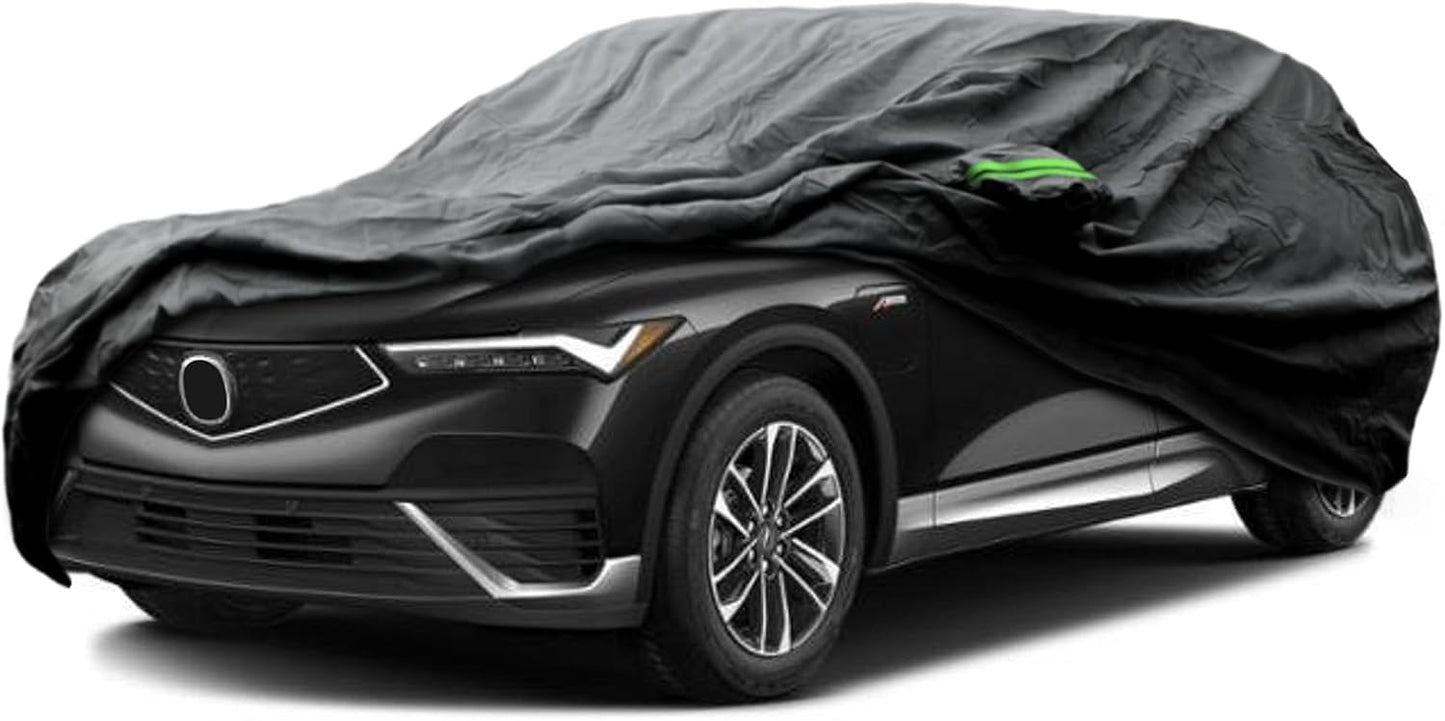 Proadsy 2025 Upgrade Car Cover Custom Fit for Acura ZDX 2024 2025, Waterproof All Weather for Automobiles, Full Exterior Cover Rain Snow Sun Protector Indoor Outdoor Car Cover