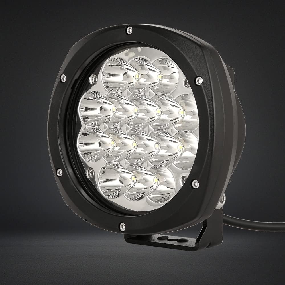 BIGLION.X 5Inch 160W Round Led Driving Lights Off Road Spot Lights Offroad Driving Light Bar 18800LM with Wiring Harness Waterproof IP69K 12V 24V for Pickup Trucks ATV UTV SUV