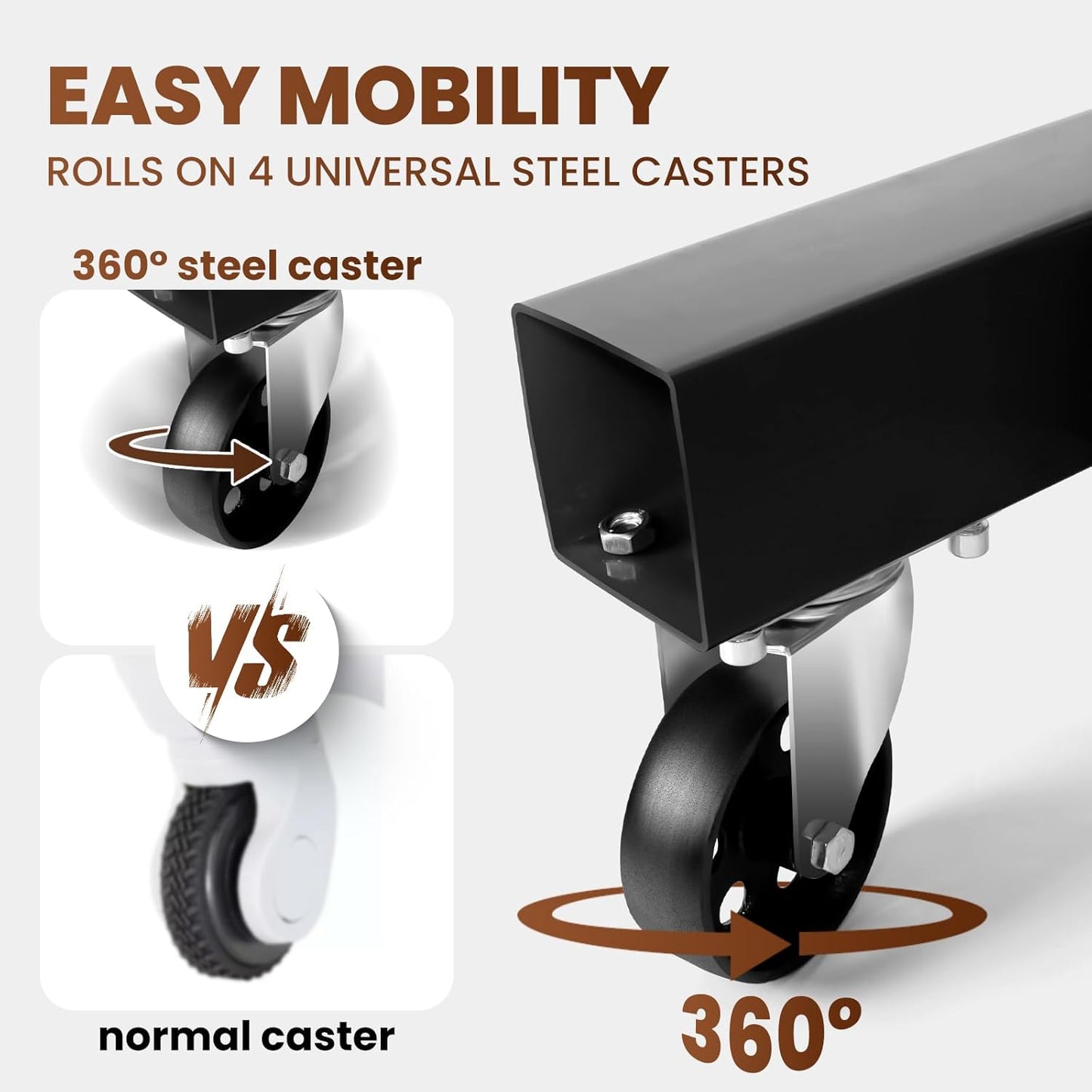 Engine Hoist 2 Ton/4409 lbs Heavy Duty Alloy Steel Cherry Picker Engine Hoist with Load Leveler, Engine Stand with 4 Steel Caster, Red (Engine Hoist no Folding with Leveler)