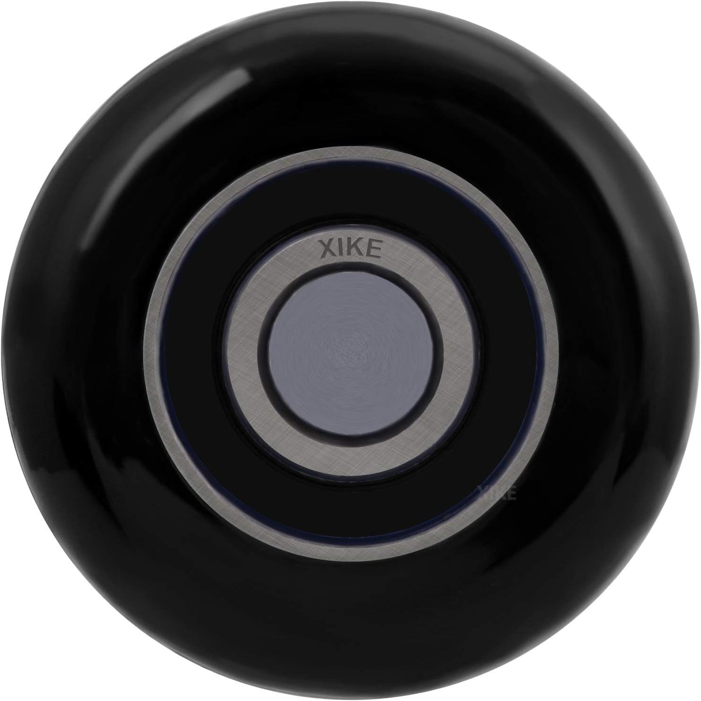 XiKe 10 Pack Black 2" Nylon Garage Door Roller 4" Stem, Quiet/Durable and High Load, Use 6200-2RS Double Seals Precision Bearings.