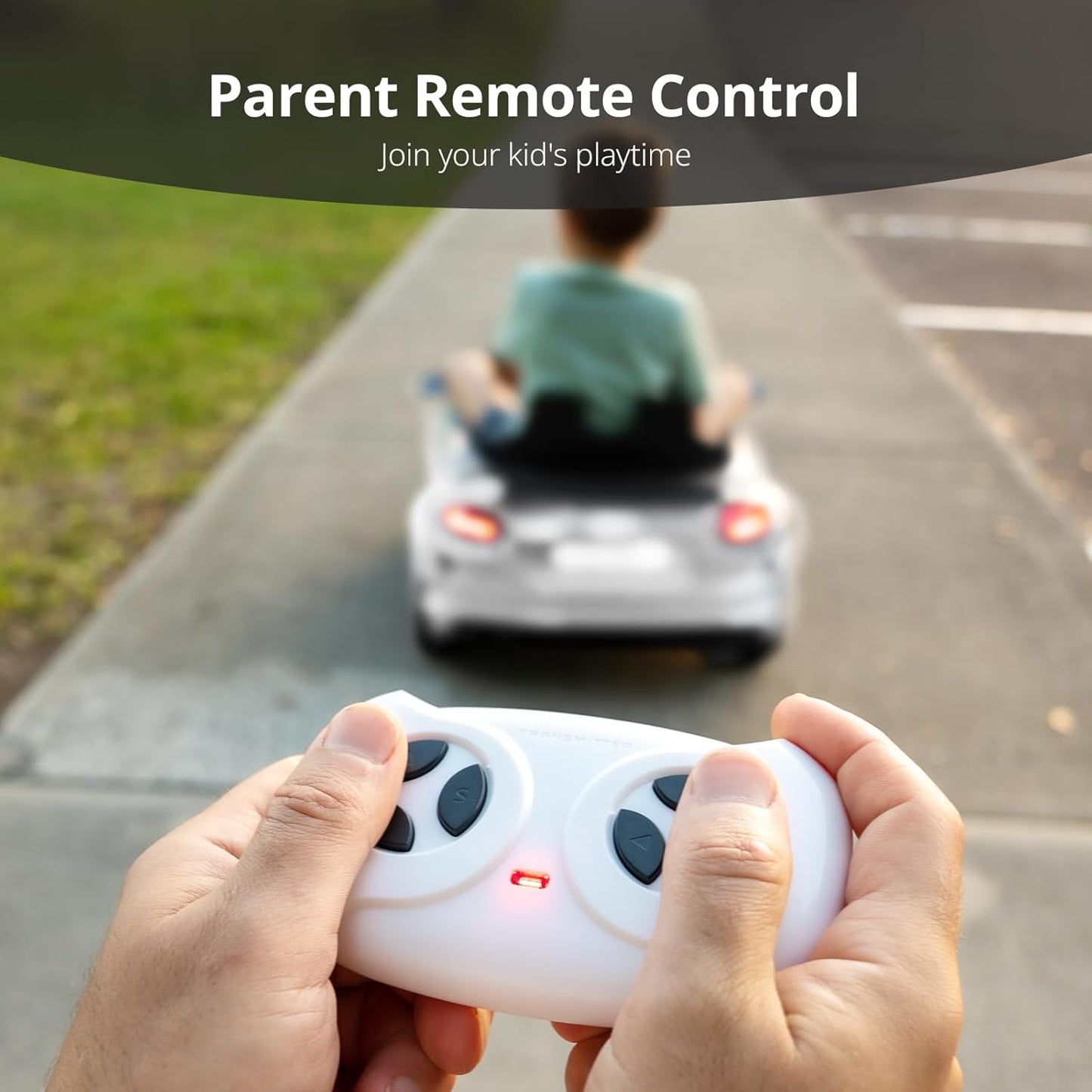 Electric Ride on Car for Kids, Licensed Audi 12V 7Ah Kids Ride-on Toy for Toddlers 3-5 Year Old Girls with Remote - White