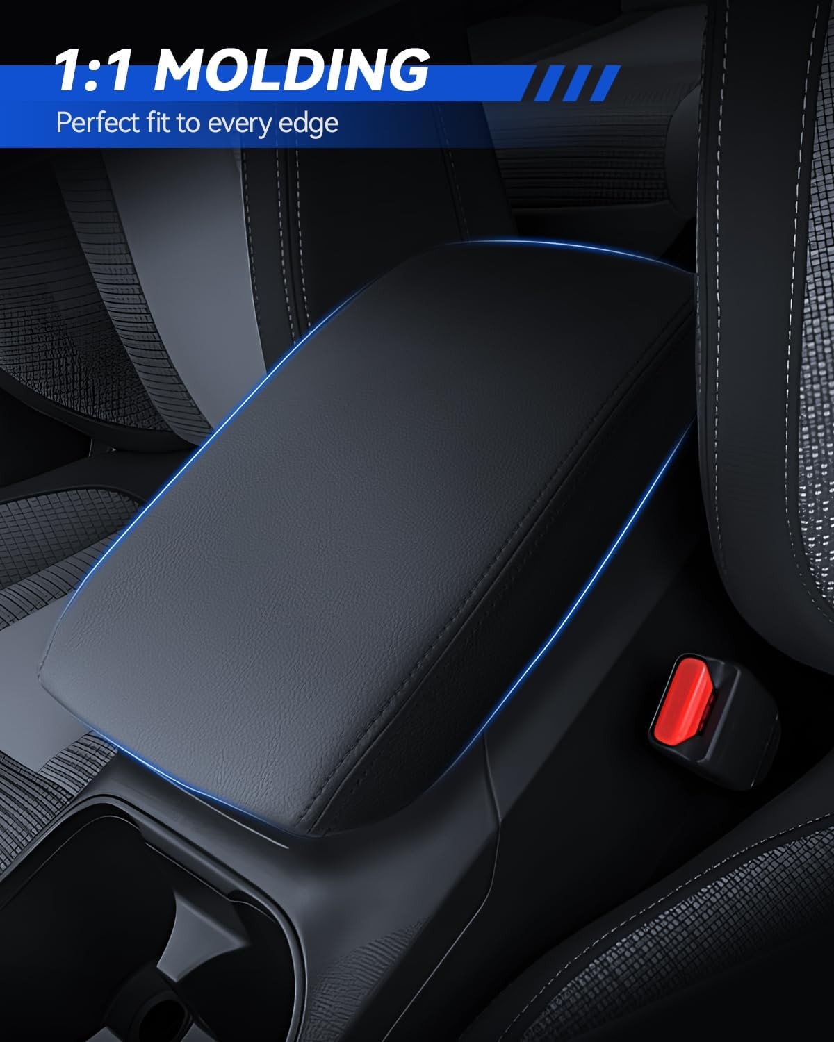 Armrest Cover for 2024 2025 Lexus GX550 Premium/GX 550 Luxury/GX 550 Overtrail Accessories Center Console Middle Lid Pad Protector for Car Elbow Rest