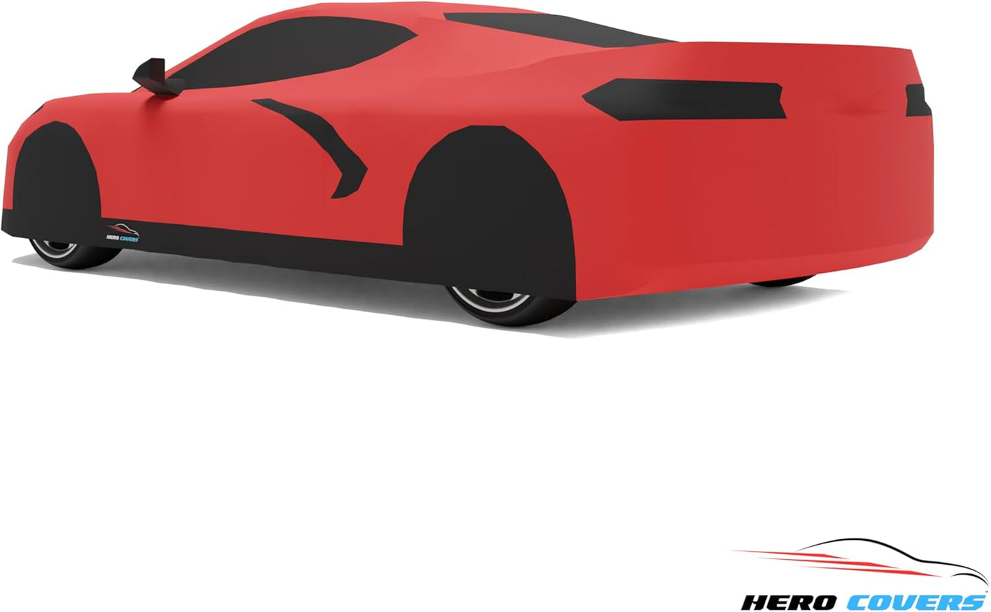 C8 Car Cover Fit for Corvette C8 Indoor and Outdoor Protection (Red)