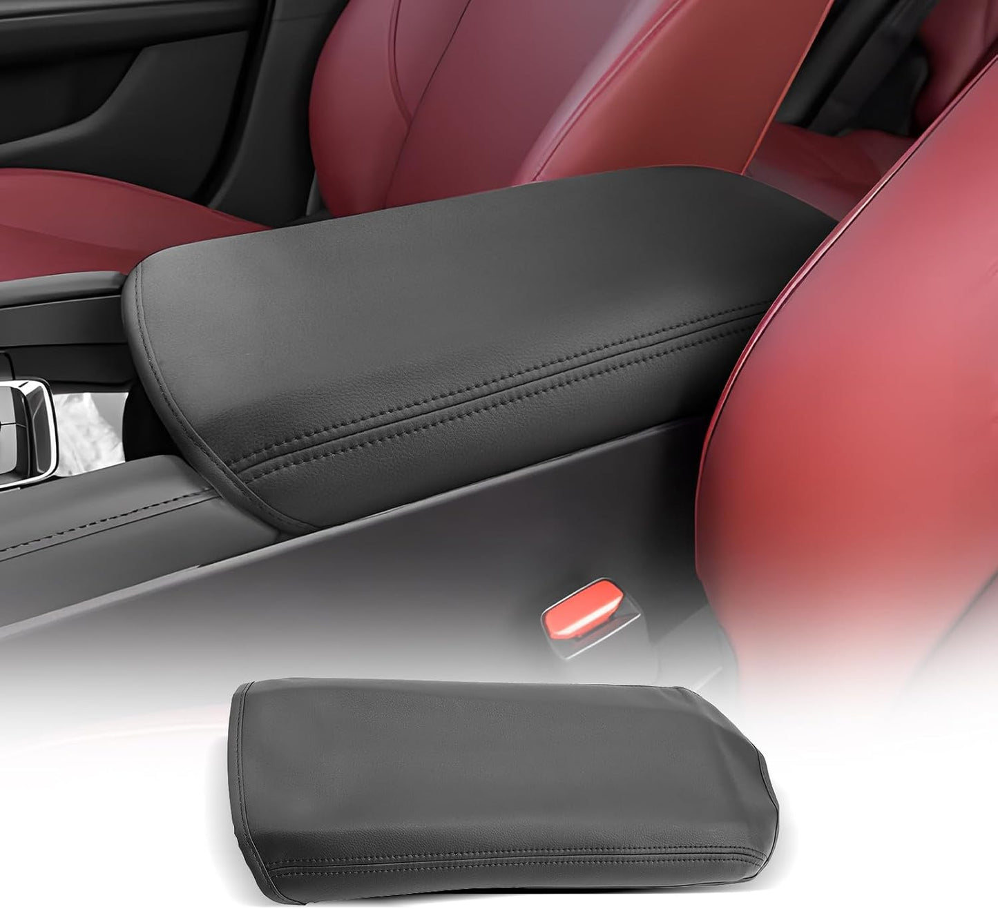 CDEFG for Mazda3 2019-2025 Center Console Cover Armrest Cover for Mazda Mazda3 Accessories Arm Rest Protector Mazda3 2019 2020 2021 2022 2023 2024 2025