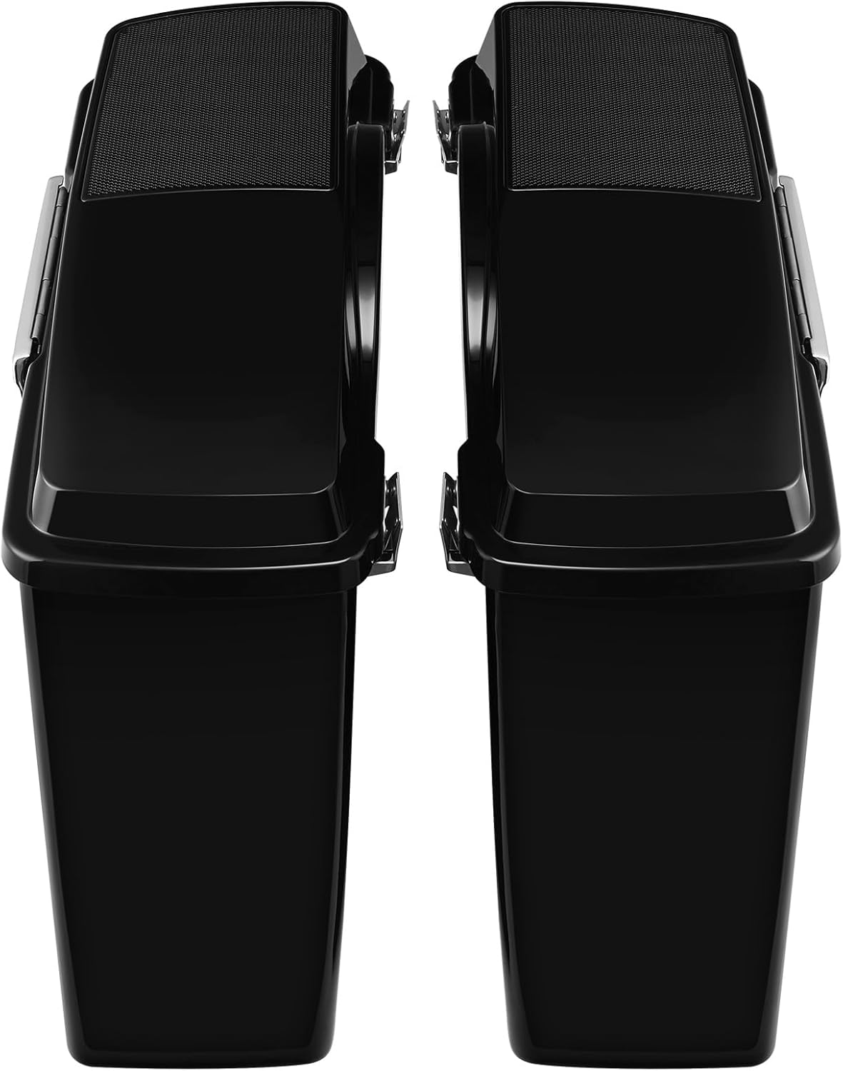 XFMT Glossy Black Hard Saddlebags W/ 6x9 Speaker Lids For Harley Touring Road King Street Glide Road Glide Electra Glide Ultra Classic 1994-2013