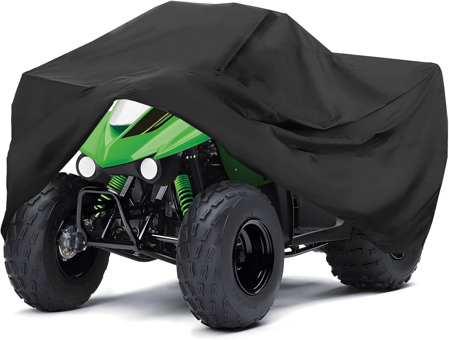 NEVERLAND ATV Cover 210D Oxford Cloth, Waterproof Outdoor Heavy Duty 4 Wheeler Cover Quad Cover, Compatible with Polaris Sportsman Yamaha Honda Kawasaki Suzuki (83" L x 47" W x 46" H)