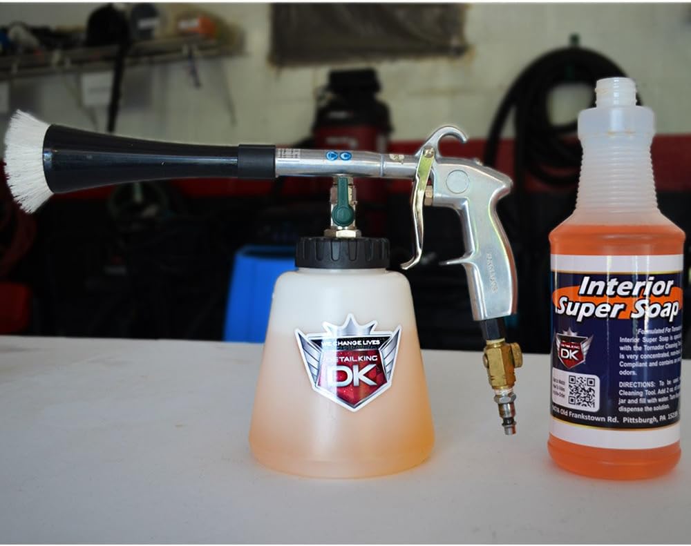 Detail King Interior Super Soap - Car Interior Cleaner, Upholstery Cleaner - Gallon - Makes 16 Gallons of solution