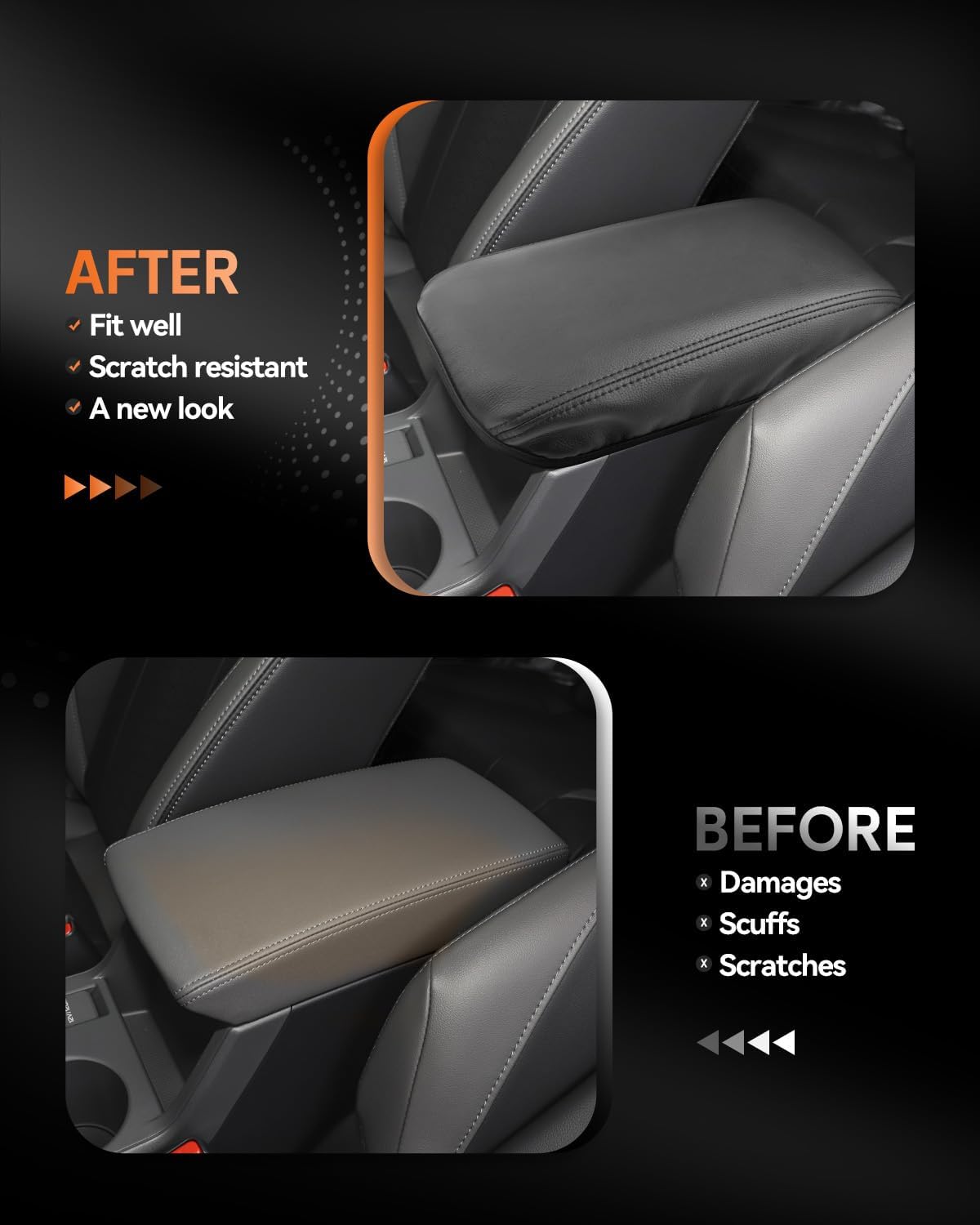 CDEFG for Subaru Impreza 2024-2025 Center Console Cover Armrest Box Cover for Impreza (Base, Sport, RS) 2024 2025 Accessories Console Arm Rest Protector