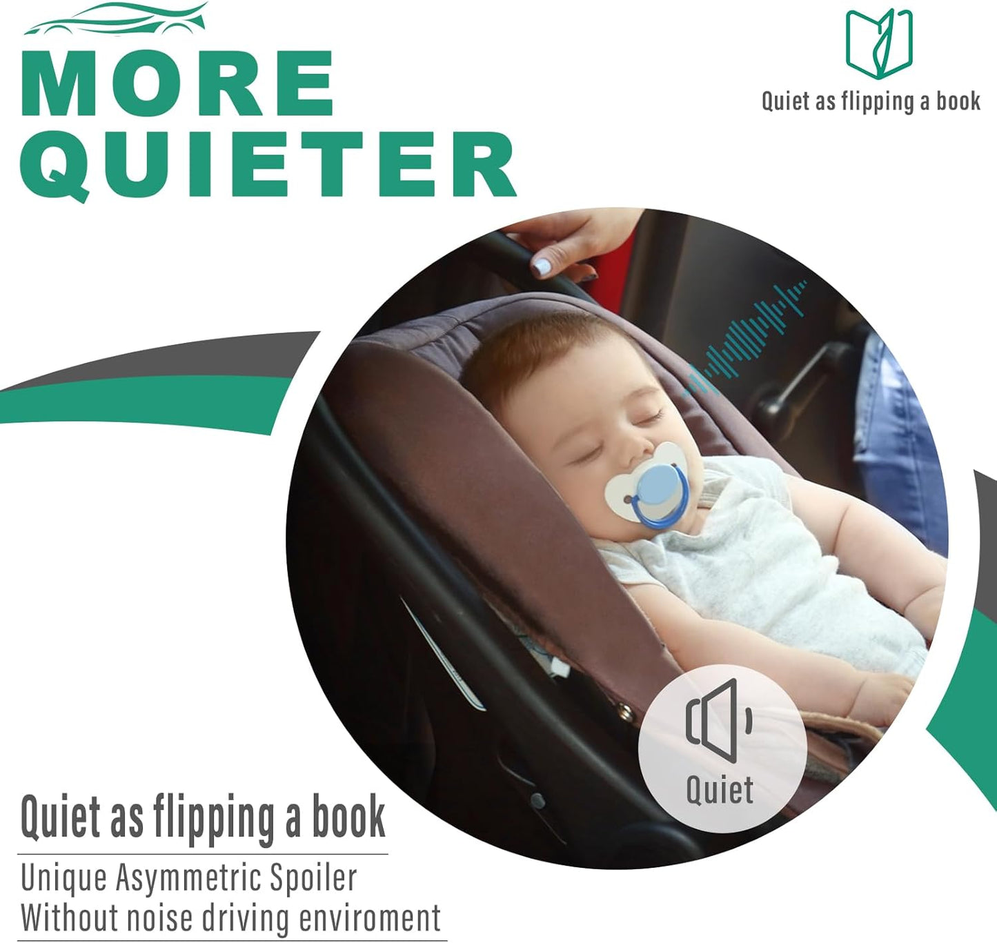 26" 19" 16" Windshield Wiper Blades Replacement for Toyota Prius 2010 2011 2012 2013 2014 2015 Premium All Weather Front Rear Wipers Set - OEM Quality (Pack of 3)