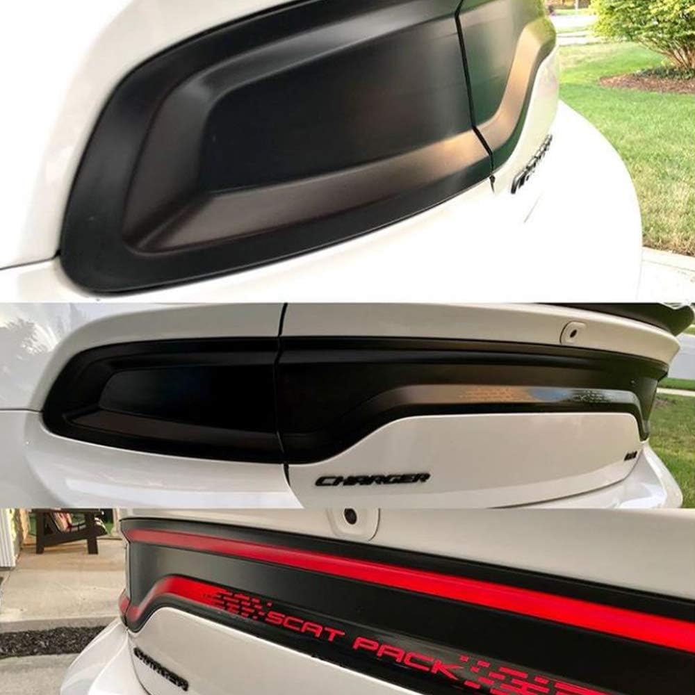 Luxe LightWrap Dark Smoke Stealth Universal Headlight Tail Light Tint Kit (20” x 1 Yard)