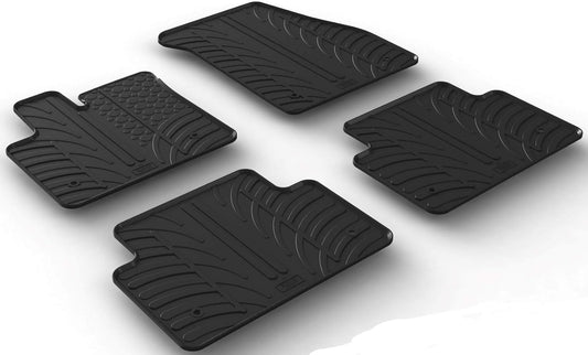 GledringUSA Custom Fit All-Weather Rubber Floor Mats Intended for Land Rover Range Rover Evoque (L551) 2019-2025, No Trimming Required, Protects from Rain, Mud, & Snow