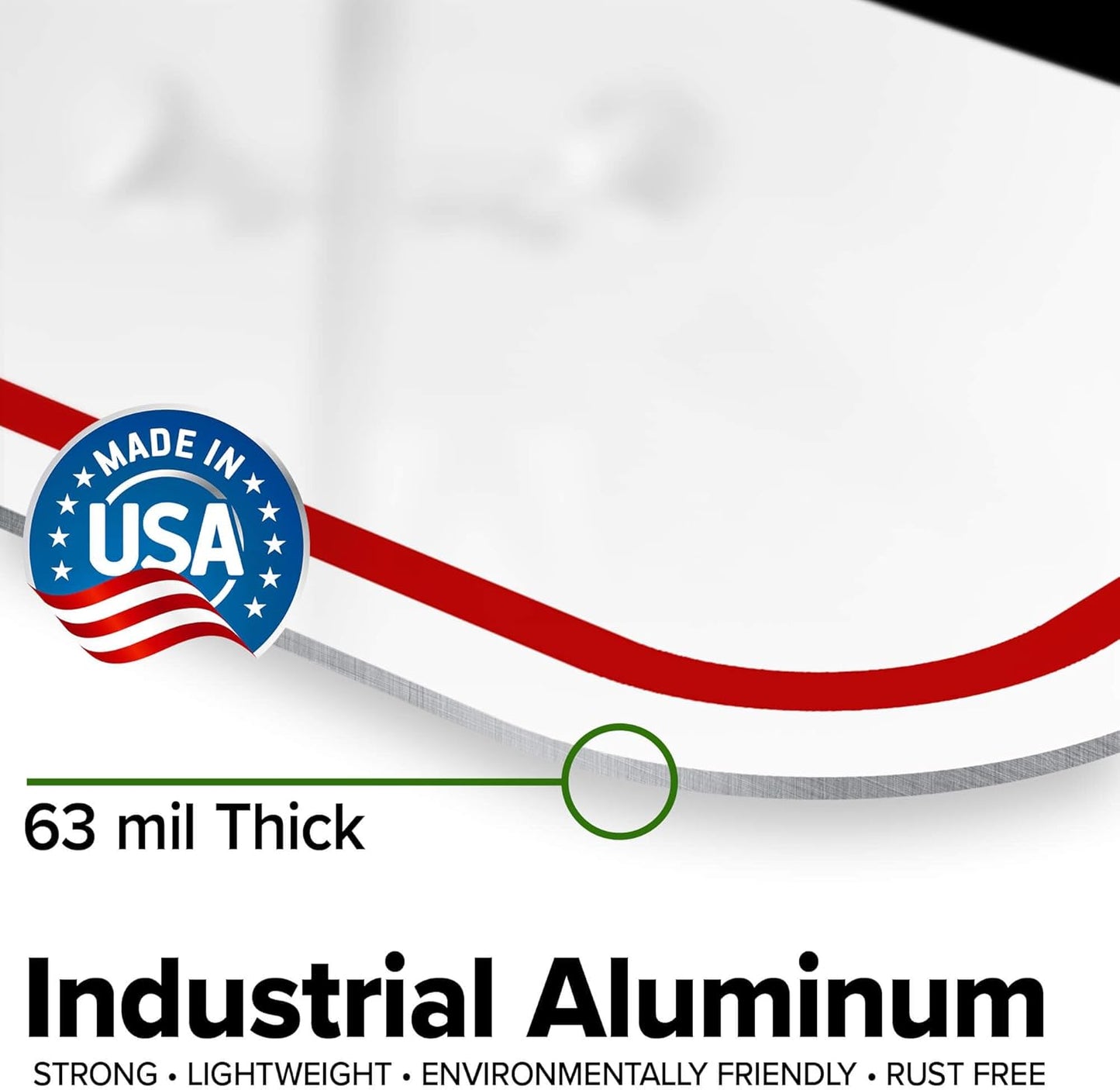 Custom Sign, Custom Sign for Business, Indoor/Outdoor use. 12x18 Inches, Rust Free .063 Aluminum, Fade Resistant, Made in USA by My Sign Center (Header)