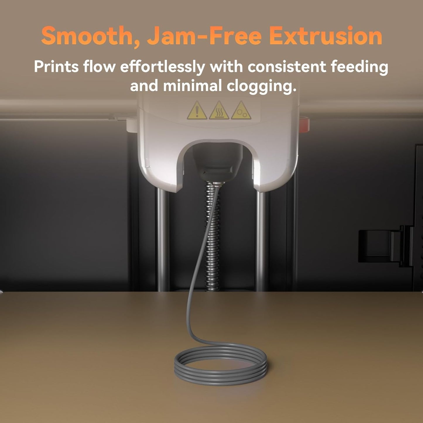 FLASHFORGE PLA Filament 1.75mm +/- 0.02mm, Matte Grey 3D Printer Filament 1kg (2.2lbs) Spool, Excellent Printing Performance, Easy to Use for Most FDM 3D Printers