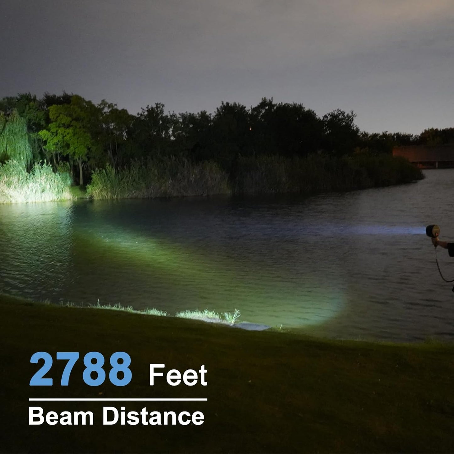 GOODSMANN TACTICPRO Powerful up to 2000 Lumen HID Spotlight/Floodlight Automotive/Garage/Emergency/Boating/Fishing/Hunting/Camping/Hiking/Patrolling Spotlight 9924-0011-06