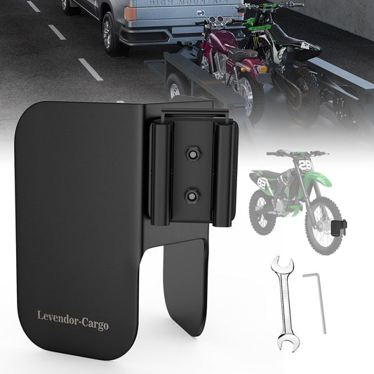 E-Track Dirt Bike Wheel Chocks,Bike and Dirt Bike in Enclosed Trailer/Garage/Trucks with E-Track,fit Tire Up to 6 Inches,Heavy Duty 10 Gauge Steel E Track Wheel Chock(1 Pack)