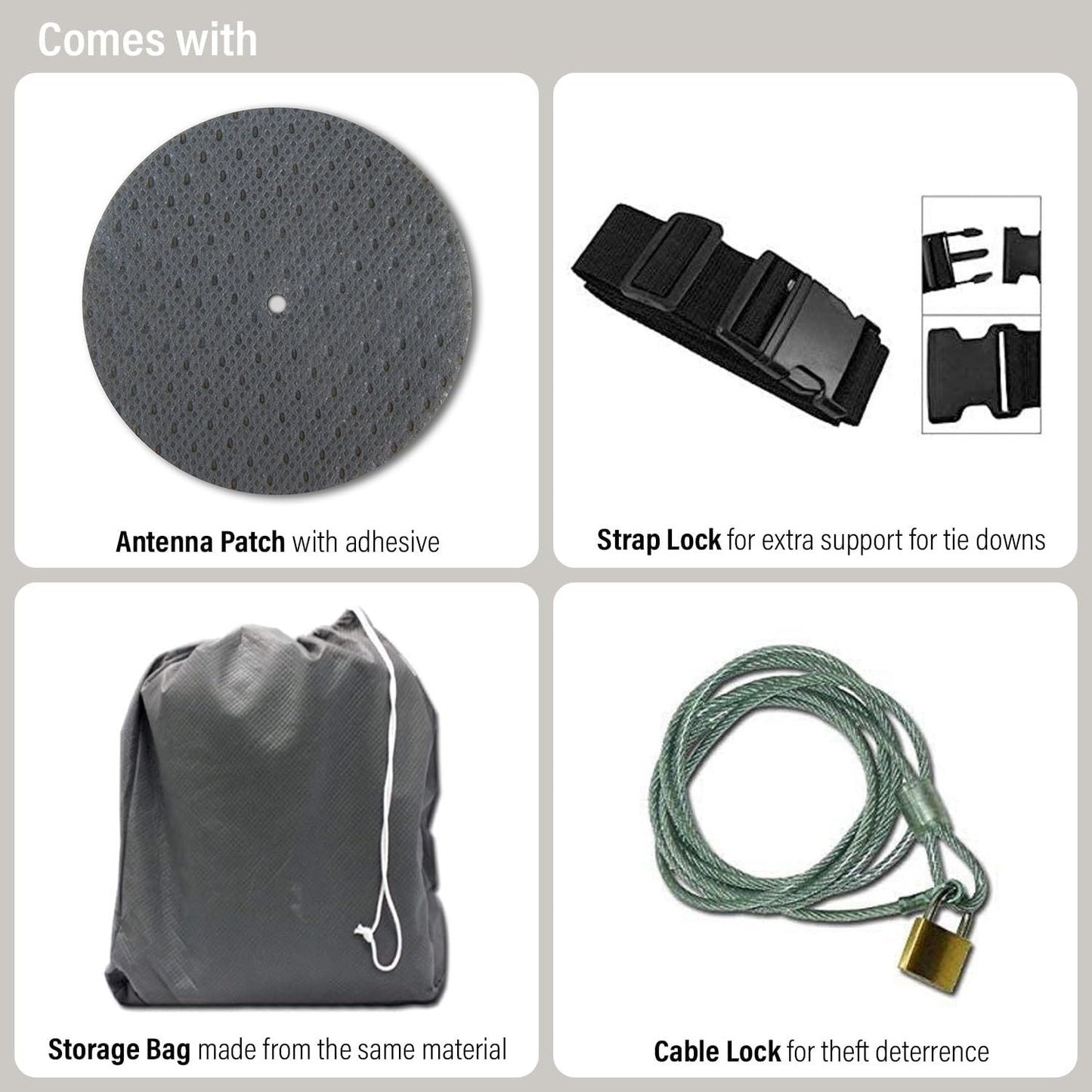 Supreme Full Car Cover – for Pontiac Ventura 1961 Coupe 2-Door Semi Custom Fit Waterproof Full Coverage All Weather Windproof Dust Proof Indoor Outdoor Automobile