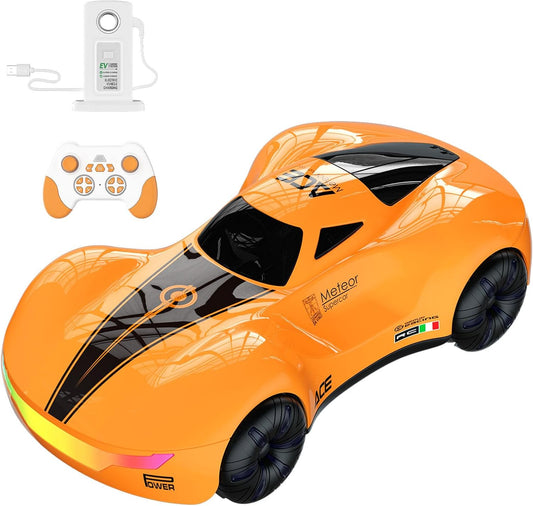 Drift Car, High-Speed Remote Control Cars, Rc Drift Cars for Adults, 32+ km/H, 1:16 Scale, Self-Spray, Infinity Color Lamp, 1200mAh Battery, Racing Level Operation, Gift for Kids/Adults (Orange)