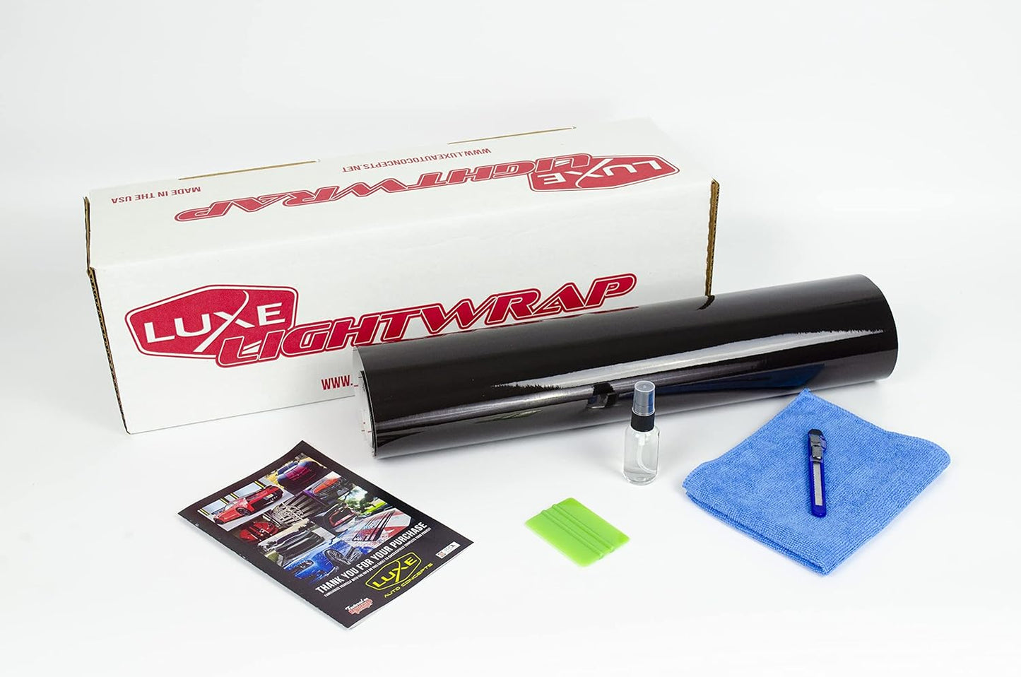 Luxe LightWrap Dark Smoke Universal Headlight Tint Light Tail Kit (20” x 2 Yard)