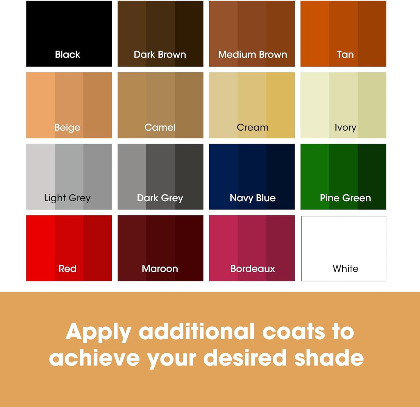 Furniture Clinic Leather Complete Restoration Kit | with Leather Recoloring Balm, Cleaner, 2-in-1 Protection Cream & Conditioner, Sponge, and Cloth | Repair Kit for Furniture (Camel)