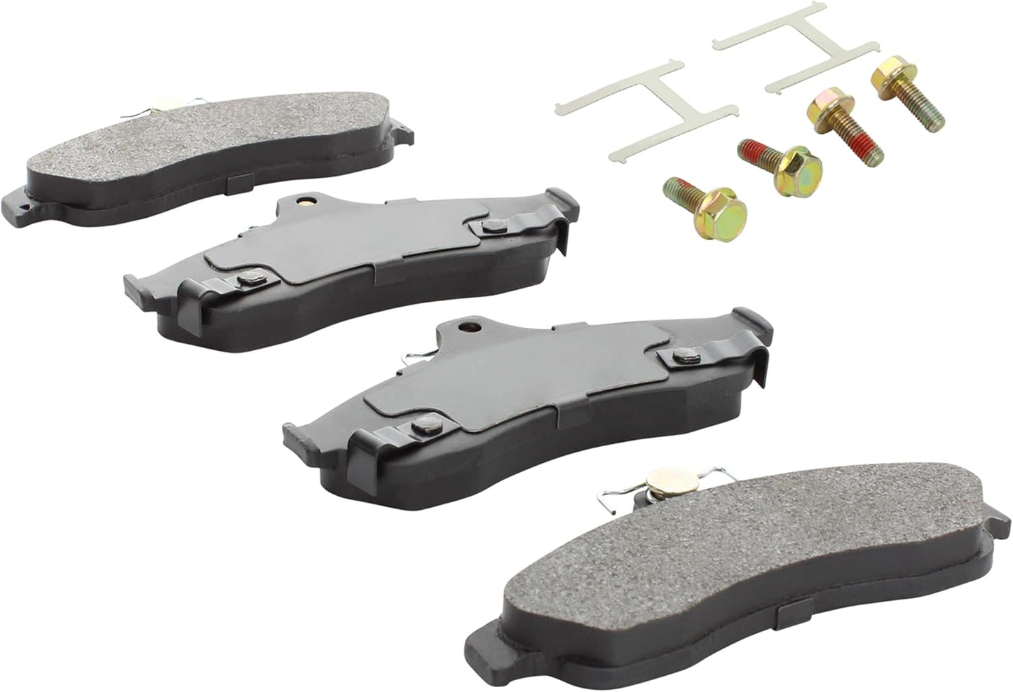 Premium Semi-Metallic Rear Brake Pads (1001-0628M) Compatible with Chevrolet Caprice 1993-1996, Chevrolet Impala 1994-1996