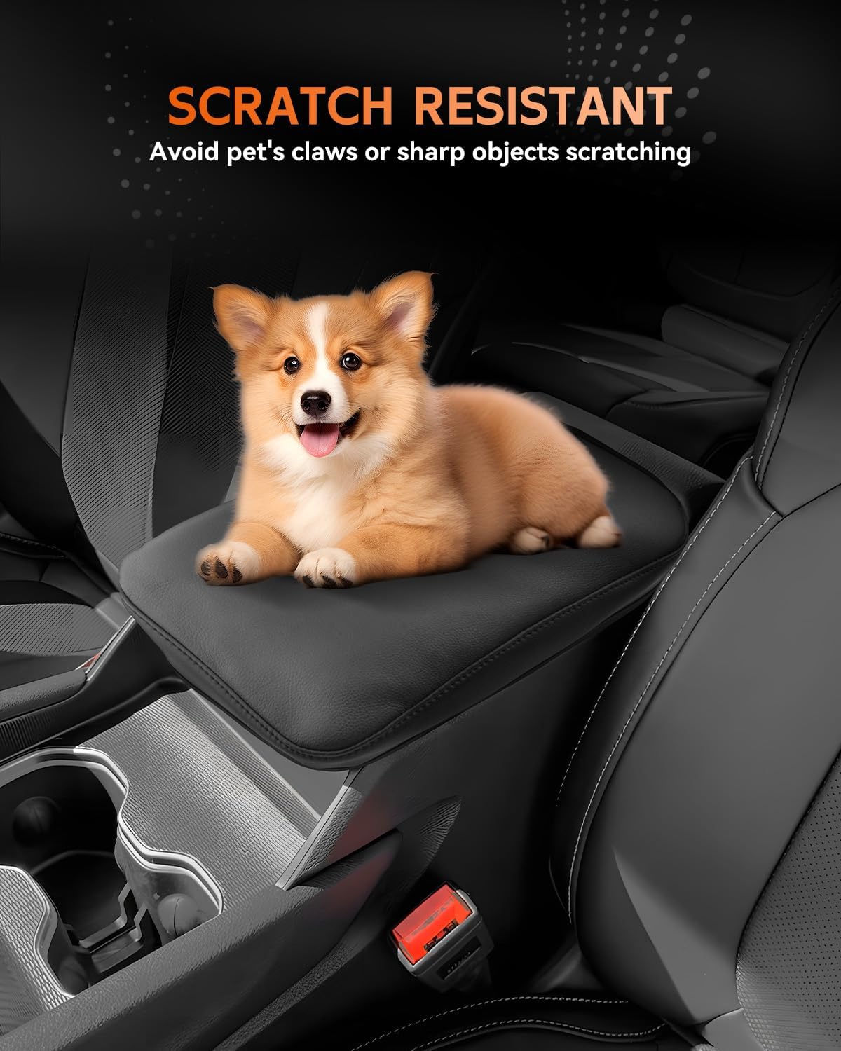 CDEFG for Jeep Grand Cherokee 4xe /L 2022-2025 Center Console Cover Armrest Box Cover for 2022 2023 2024 2025 Grand Cherokee/L Accessories (Not for Latitude Plus/Limited)