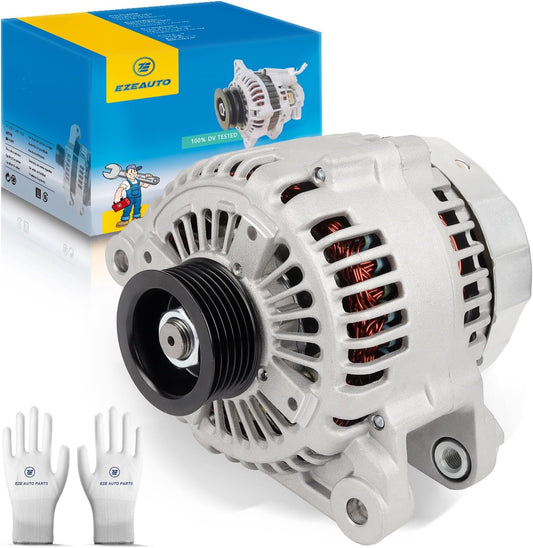 Ezexpreze 11191 New Alternator Replacement For 2006-2012 Kia Hyundai 3.3 3.8L,06-11 Azera,06-10 Santa Fe Sonata, 07-10 Entourage Veracruz, 07-09 Kia Sorento, 06-09 Sedona, 10-11 Borrego, V6
