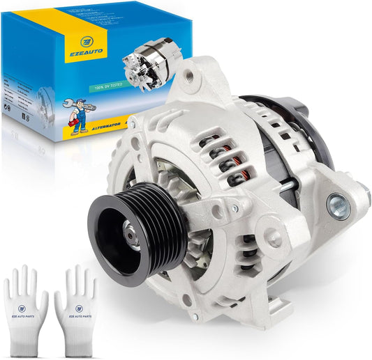 Ezexpreze 11034N Alternator Compatible with Toyota Camry 04-06, Highlander 04-07, Solara 04-08 & Scion tC 05-10, L4 2.4L, 12V 100Amp Clockwise 7-Groove Pulley, OE# 104210-3880, 27060-0H100