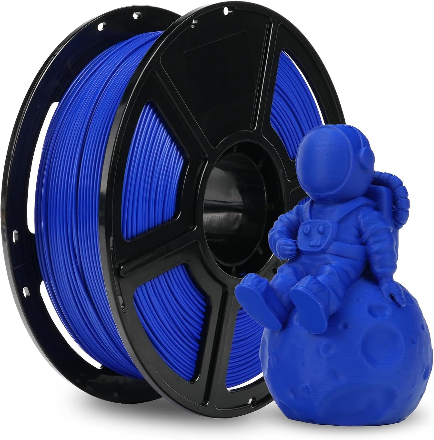 FLASHFORGE PLA Filament 1.75mm +/- 0.02mm, Matte Blue 3D Printer Filament 1kg (2.2lbs) Spool, Excellent Printing Performance, Easy to Use for Most FDM 3D Printers