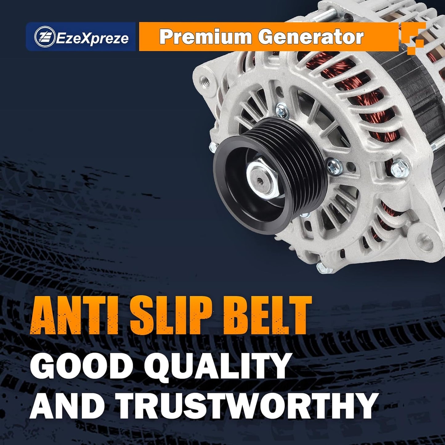 Ezexpreze Alternator fit 2007 2008 2009 2010 Nissan Altima, 2009 2010 for Nissan Maxima, 2009-2014 for Nissan Murano, 2011-2017 Nissan Quest OE Replacement 11341 11557