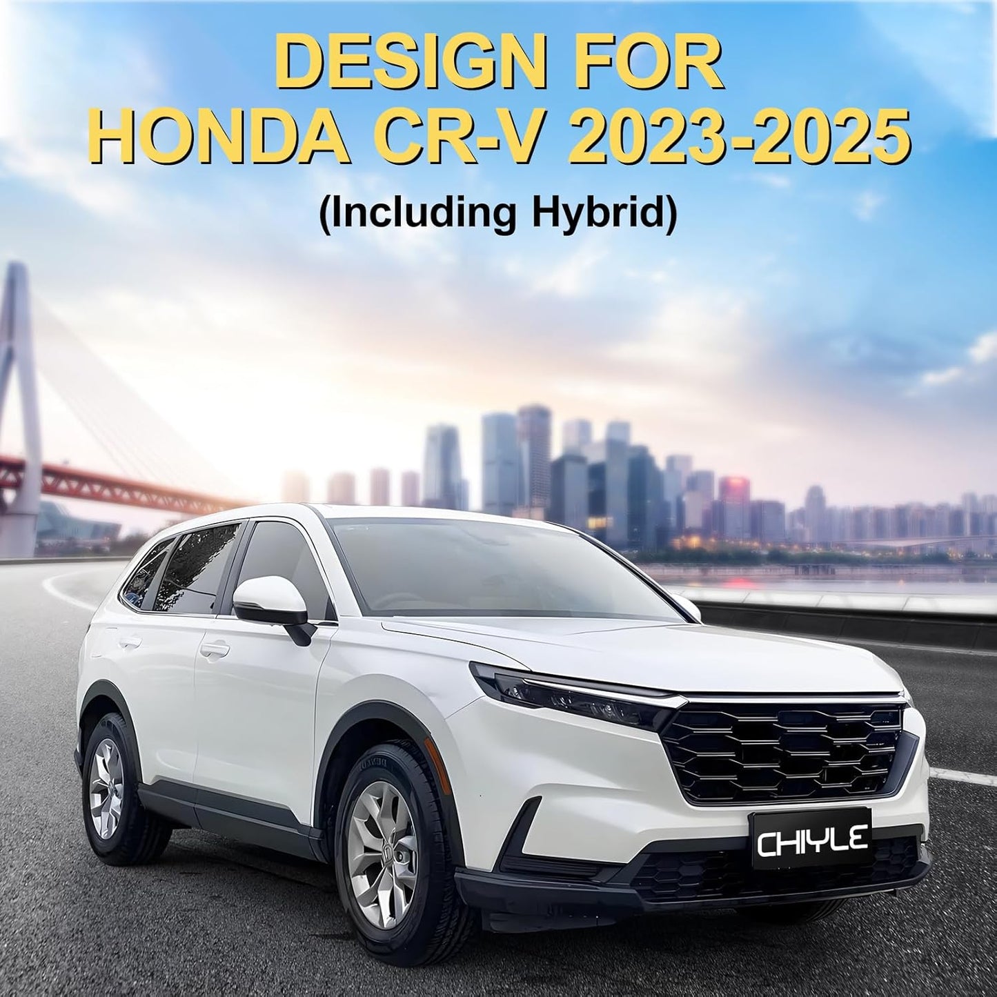 Full Set Floor Mats Custom Fit for 2023 2024 2025 Honda CR-V (Include Hybrid) All Weather Floor Mats 2025,Front&Rear Row Mats Liners &Trunk Bed mat,Honda CR-V Accessories 2025(4 PCS)