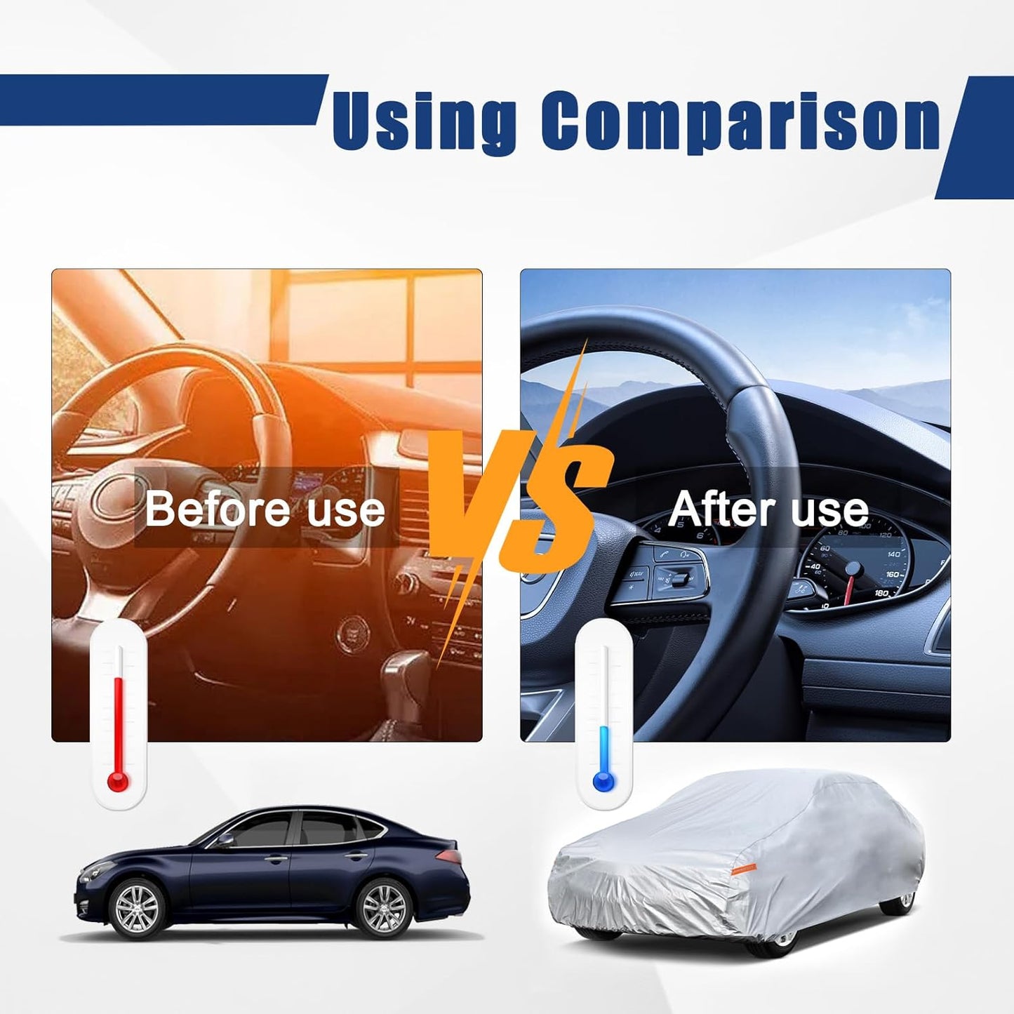 Kayme 6 Layers Car Cover Custom Fit for BMW Z3 (1997-2003) Waterproof All Weather for Automobiles, Outdoor Full Cover Rain Sun UV Protection.Silver