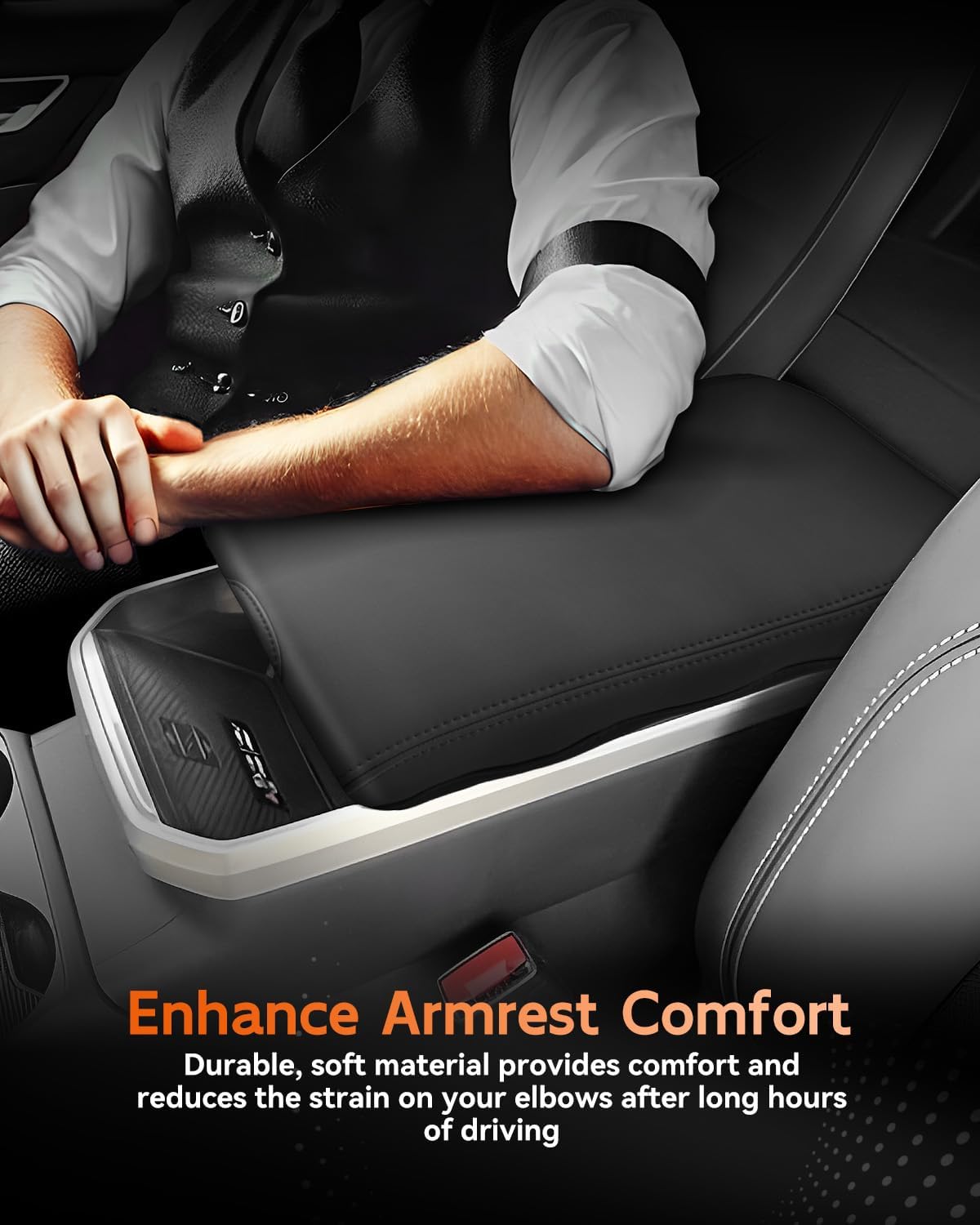 CDEFG for 2025 2026 GMC Terrain Center Console Cover Armrest Box Cover Terrain (Elevation, AT4, Denali) Accessories Console Arm Rest Protector