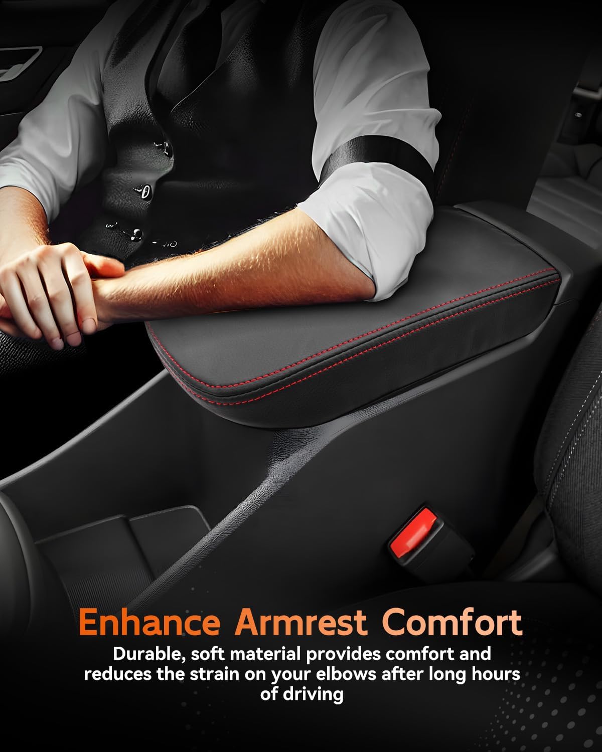 CDEFG for Chevrolet Trax 2024-2025 Center Console Cover Armrest Box Cover for Chevy Trax (LS, 1RS, LT, 2RS, ACTIV) Accessories Arm Rest Protector