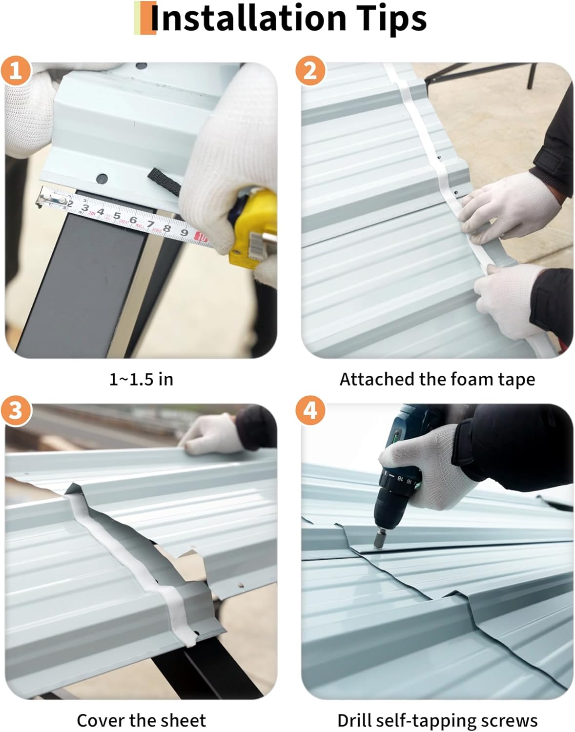 13'x21'x11' Oversized Metal Carport, Heavy Duty Metal Car Port for All-Weather, Steel Shed for Bass Boats, Pickup Trucks, and Tractors, N.W. 660 Lbs