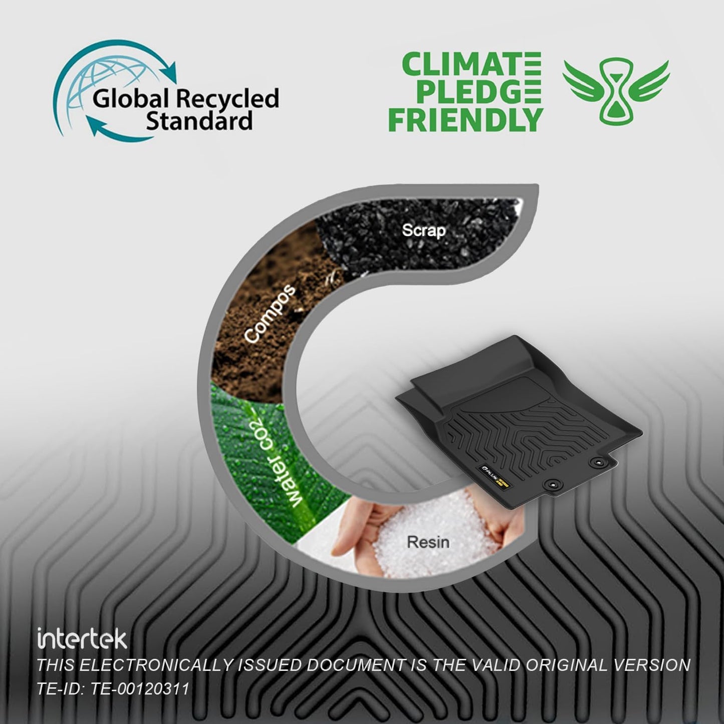 G-PLUS Floor Mats Cargo Liner Fit for Chevy Tahoe/GMC Yukon 2021 2022 2023 2024 2025 w/ 2nd Row Bucket Seats, TPE All Weather Custom Fit Full Cover Protection Front & 2nd Row Car Mats Accessories