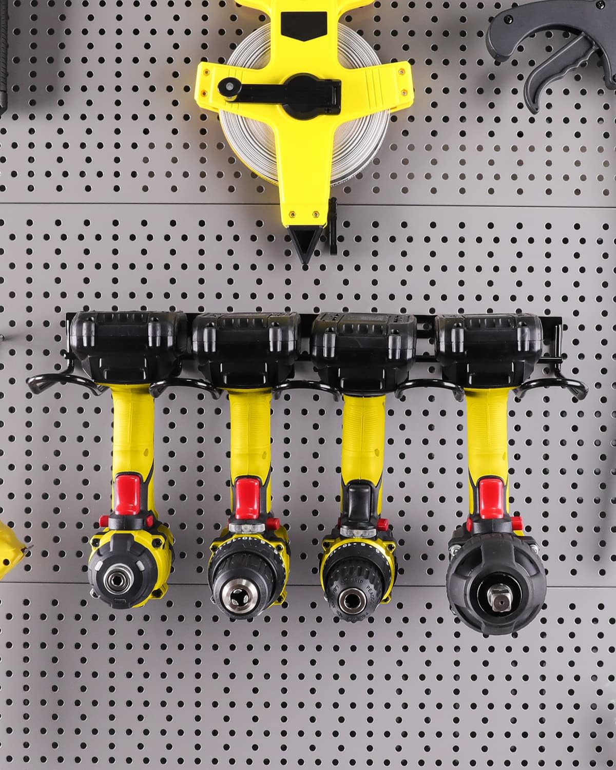 Power Tool Organizer - Wall Mount Style Heavy Duty Tool Shelf & Rack with Compact Design