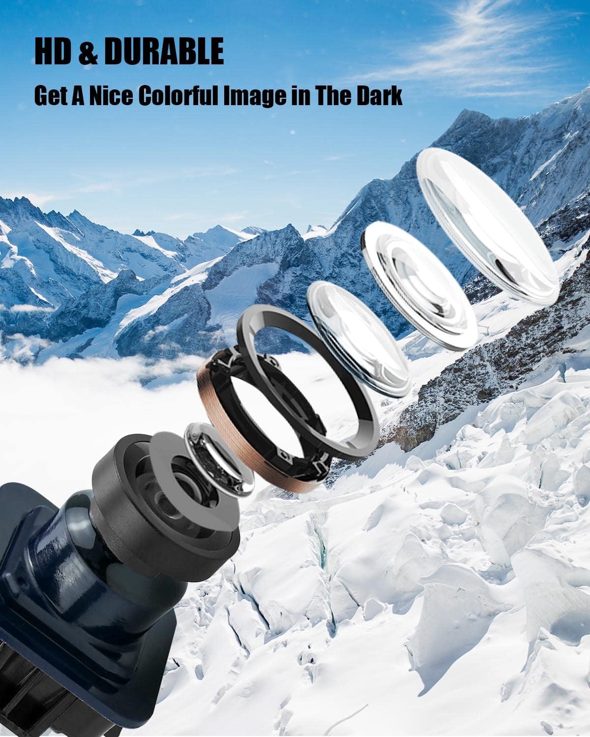 Rear View Backup Parking Assist Camera Fit for Ford Expedition 2015 2016 2017 Replaces FL1Z-19G490-A FL1Z-19G490-B