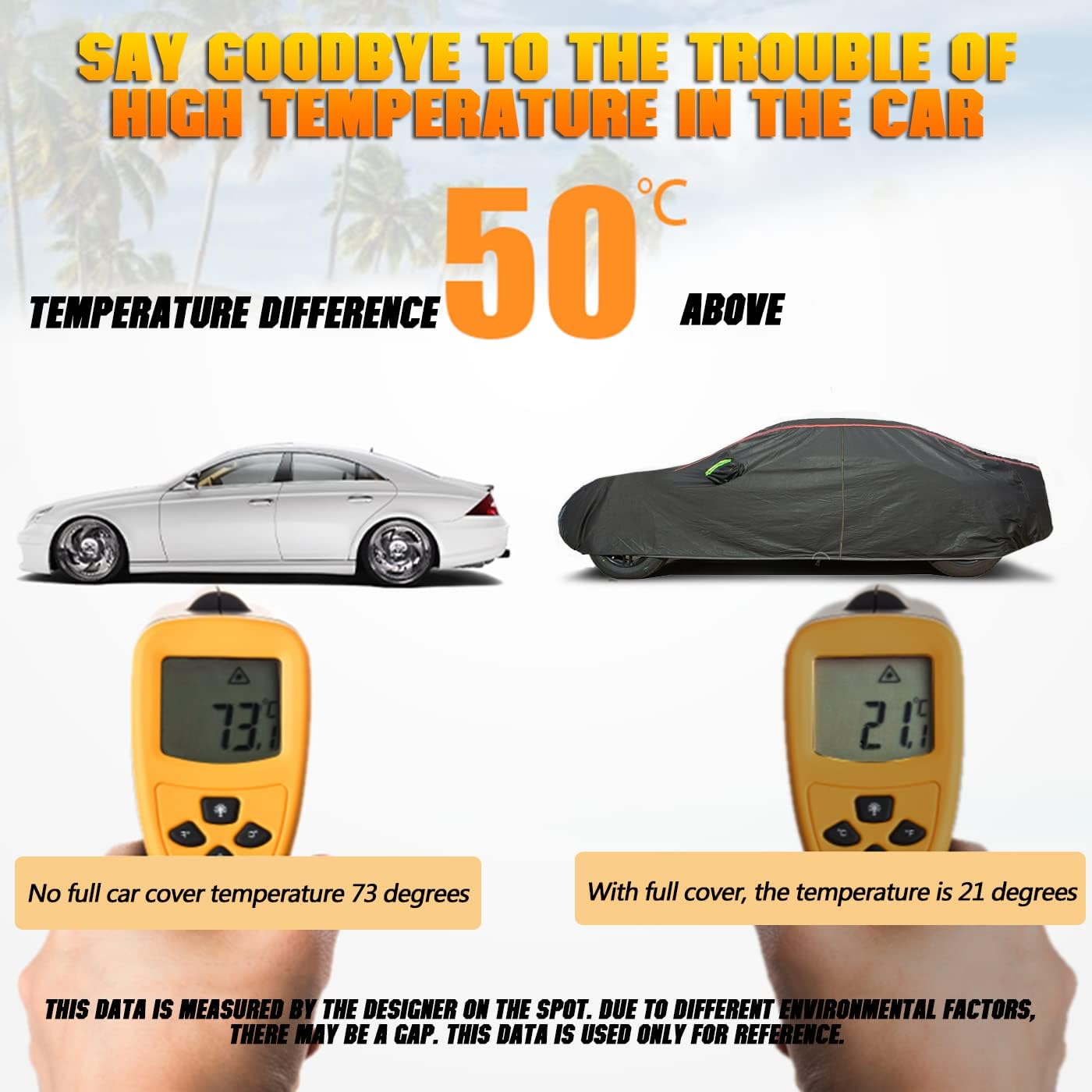 Breathable New Material, Waterproof Car Cover, Locks and Zipper Doors, Sunscreen Waterproof UV Prevention Snowproof Wind and Windproof,Suitable for Indoor Outdoor,for Sedan (205" to 216") B5