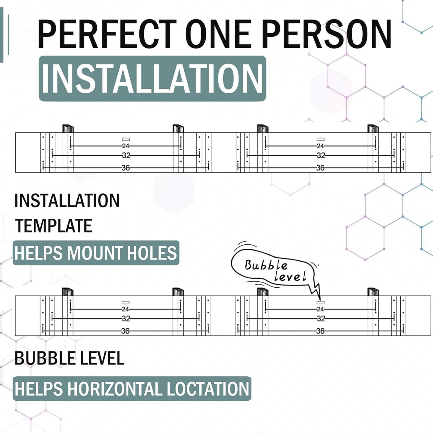 4-Pack 2x4ft Garage Shelving Wall Mounted, 4 ShelfTotal 16 ft(L) Garage Wall Storage, Heavy-Duty Storage Shelves, perfect for holding storage bins, boxes, sporting goods, tools, and more. Space-Saving