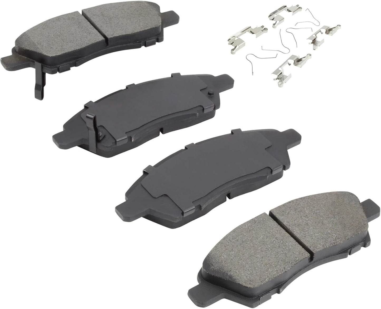 Premium Ceramic Front Brake Pads (1001-1592C) Replacement for Nissan March 2023-2017, Note 2015-2014, V-Drive 2022-2020, Versa 2019-2012, Versa Note 2019-2014