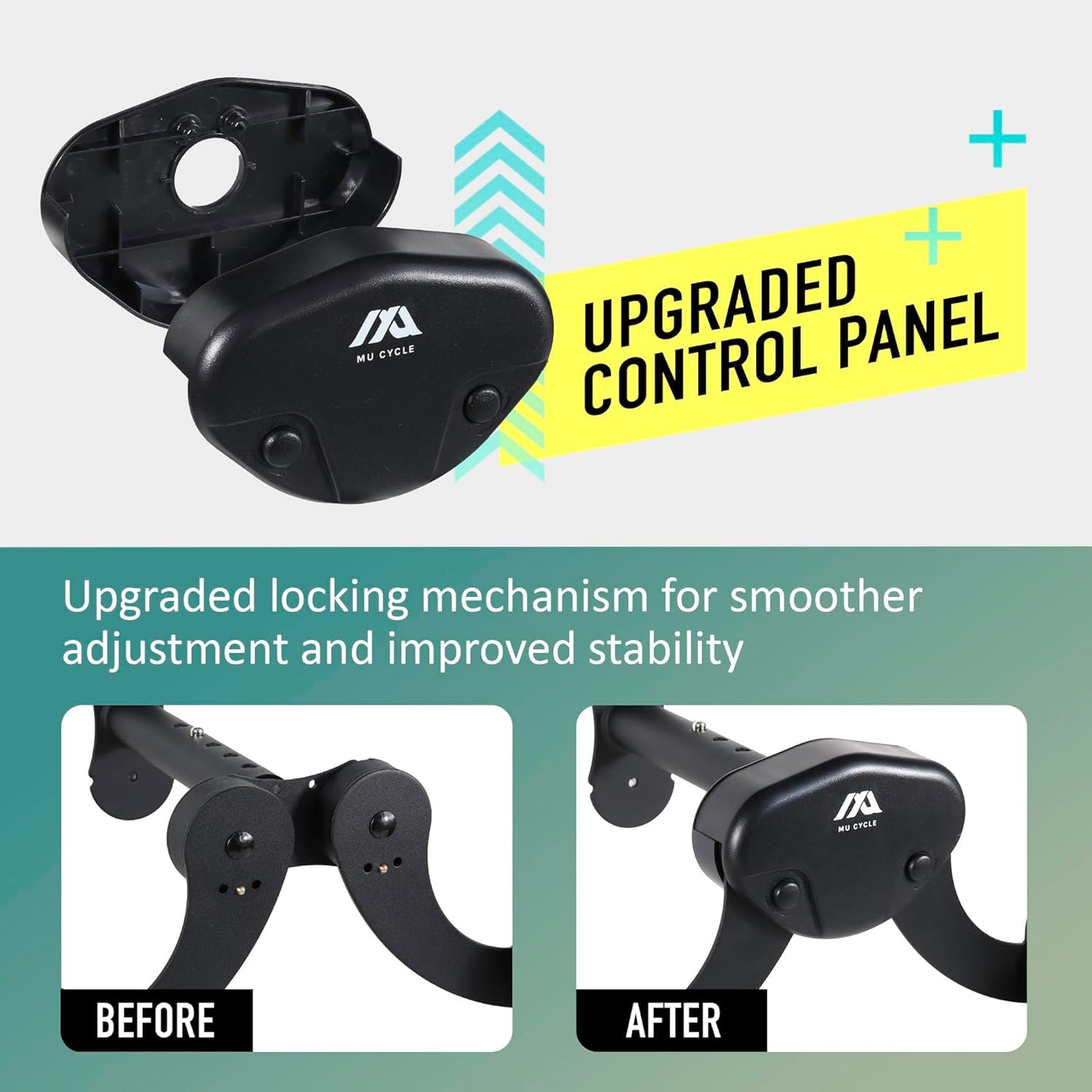 Buffalo Bike Wall Mount Rack – Adjustable Horizontal Indoor Hanger for Road, Mountain & Hybrid Bikes up to 48.5 lbs | Space-Saving Heavy-Duty Bicycle Storage for Garage & Home (2 Pack)