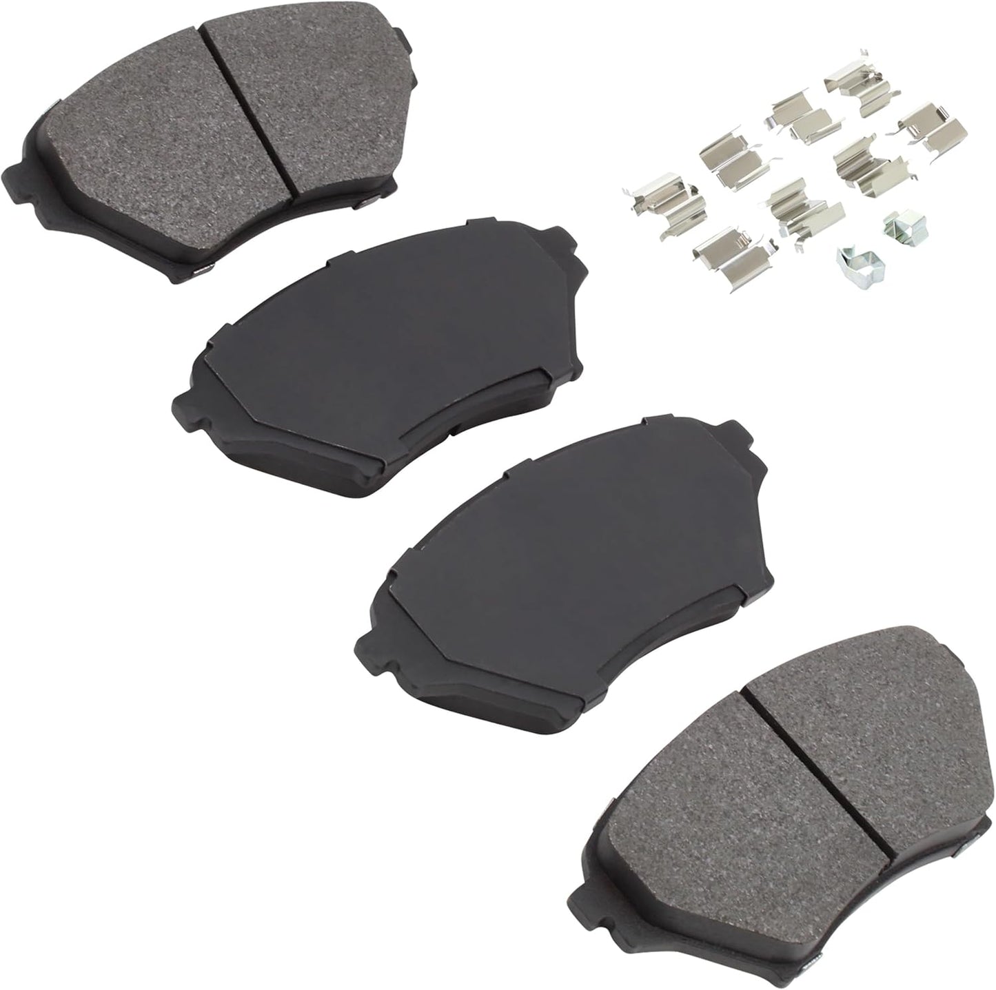 Premium Ceramic Front Brake Pads (1001-0890C) Compatible with Mazda Miata 2001-2005