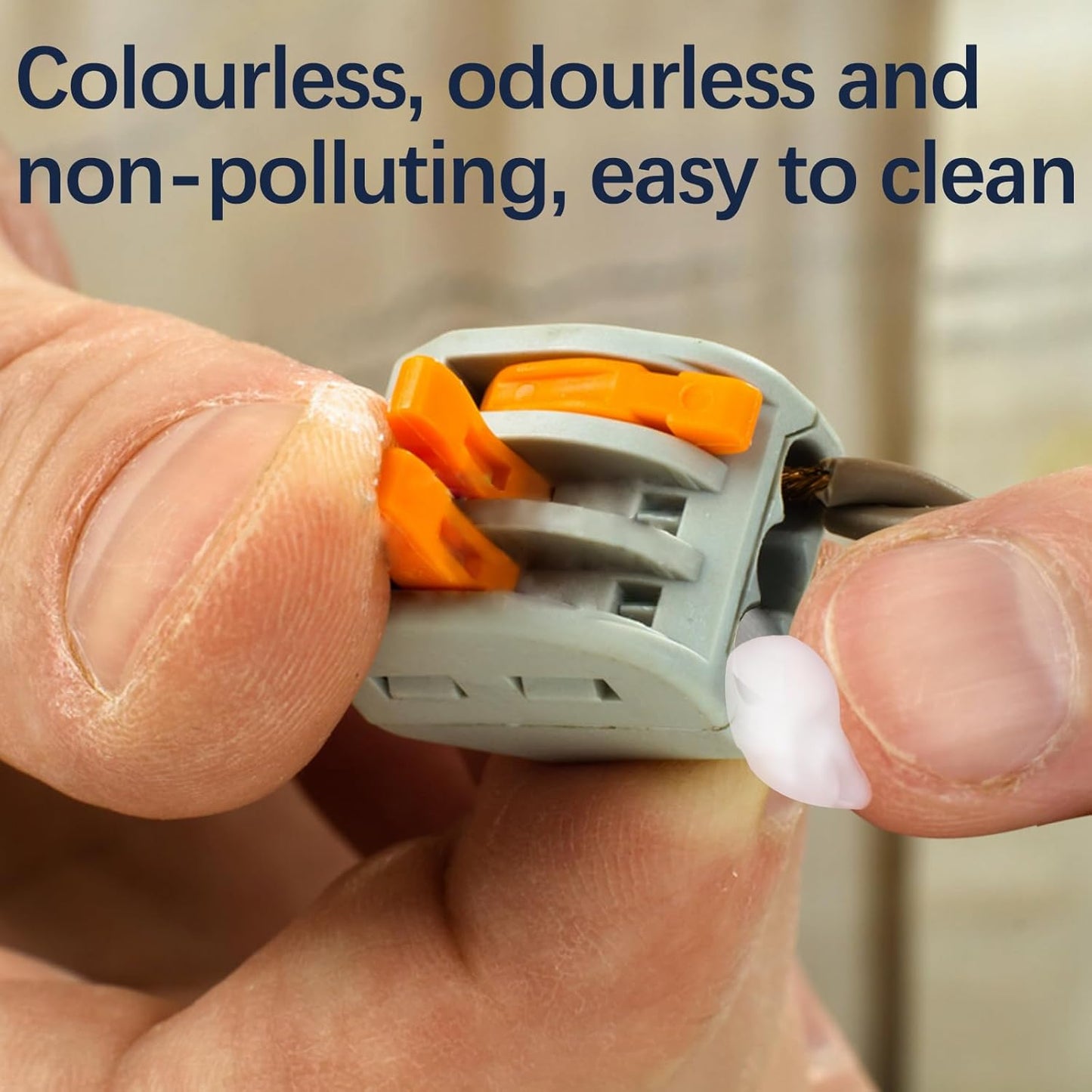 Dielectric Grease for Automotive Electrical Connectors,Car Battery Terminal Spark Plug Boot Corrosion Preventer Electric Silicone Paste,Dialectical Grease of Marine Electronics with PTFE 8 oz