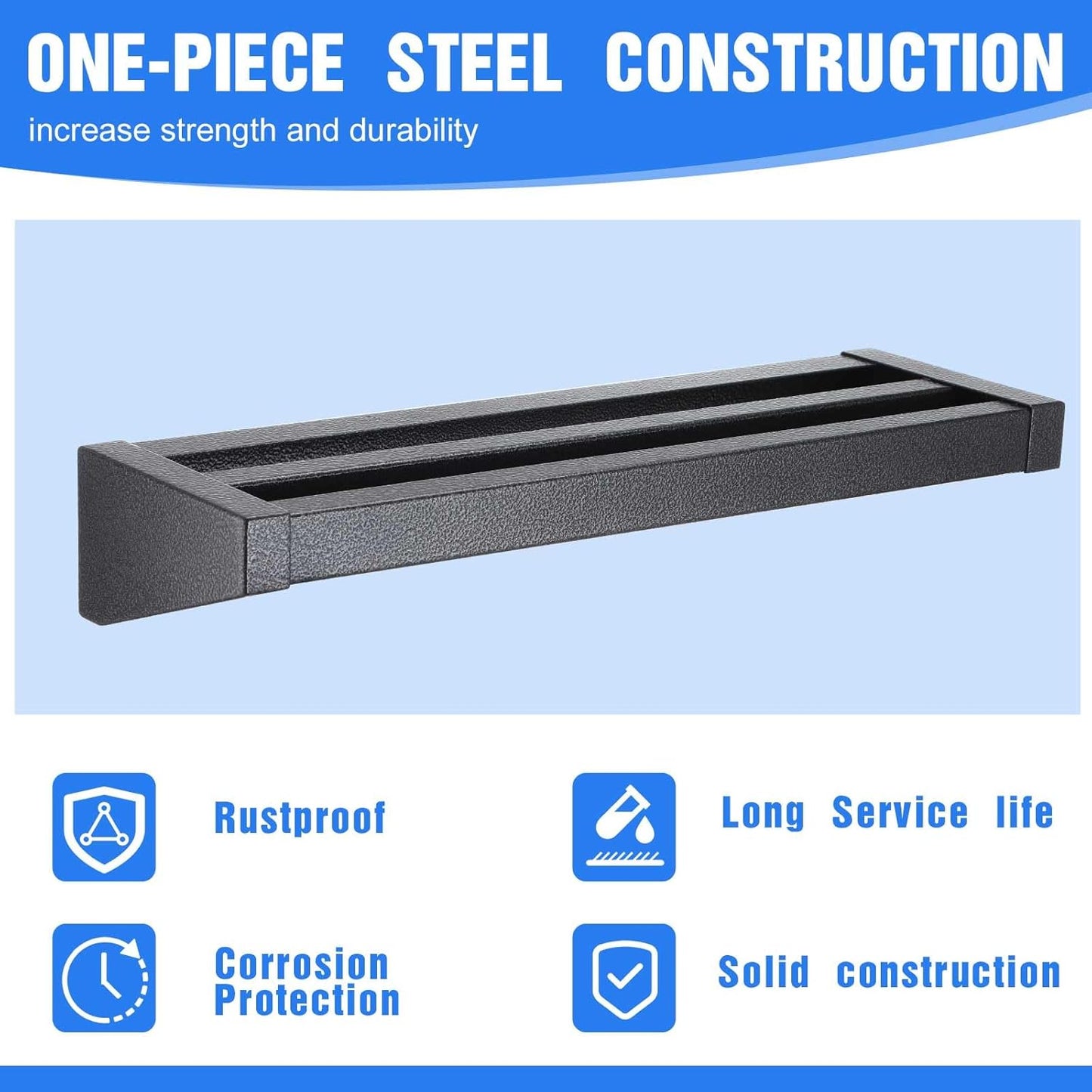 3 Pcs 16in Screwdriver Organizer Wall Mounted Metal Storage Set for Pliers Holder Hammer Rack Tool Holder Organizer for Workshop Workbench Fit Most of Screwdrivers or Small Tools