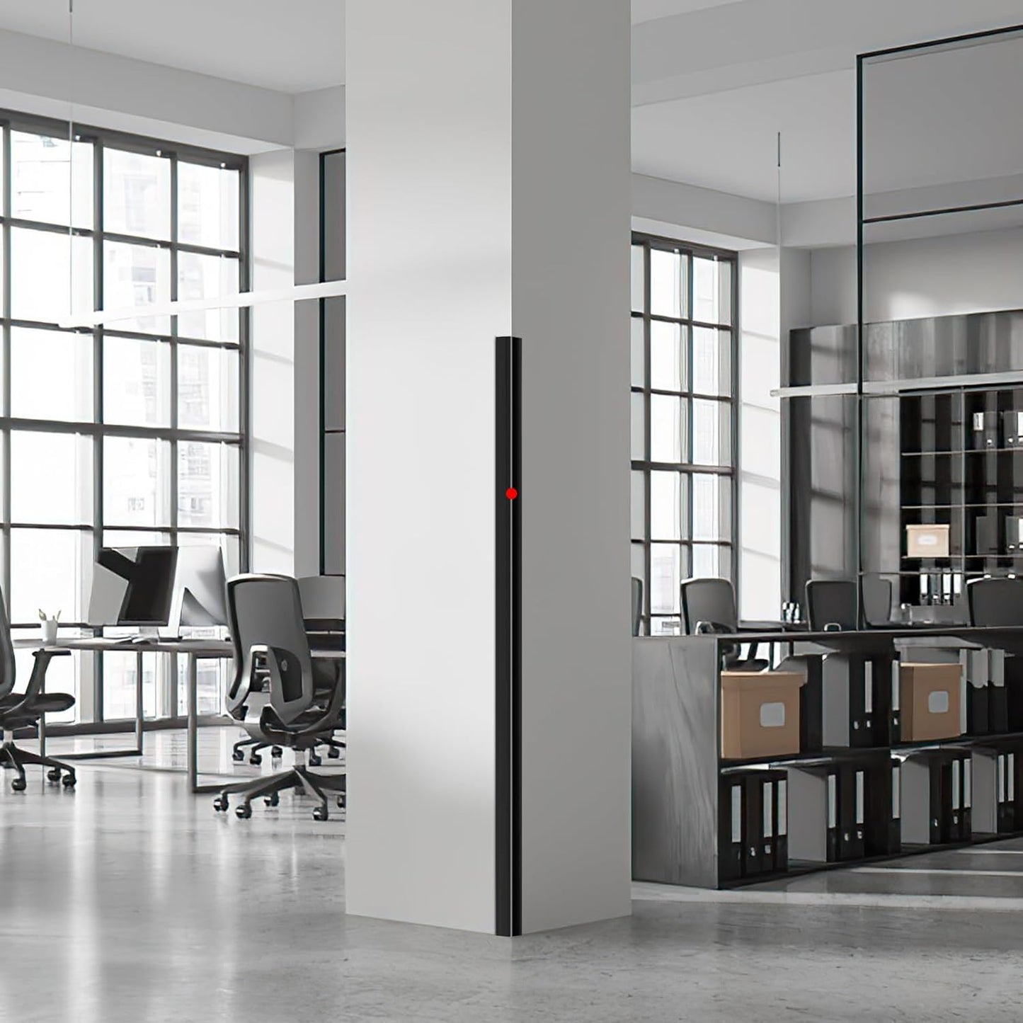 2PCS Wall Corner Protectors Guards - Self Adhesive Corner Protector & Corner Guards for Walls Edge Protection, Easy to Apply - No Tools Needed(Black, 31.5"x1.18")