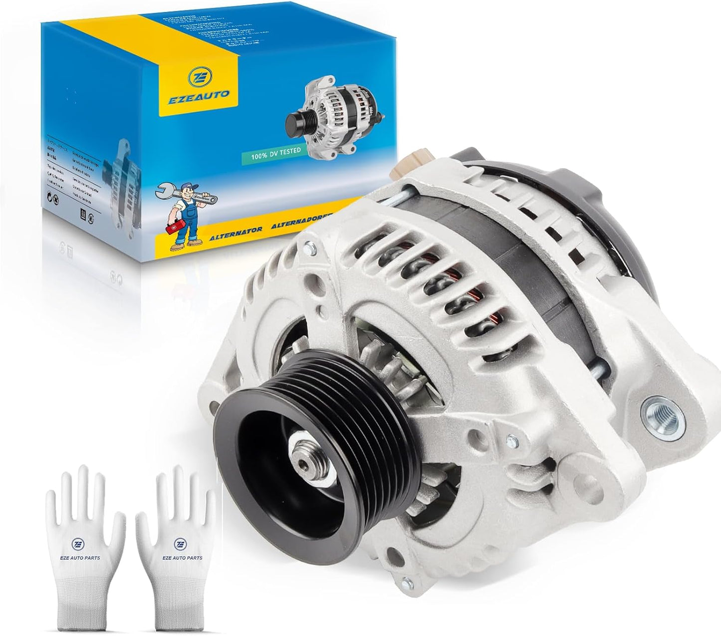 Ezexpreze 11137N New Alternator Fit for 2007-2009 Lexus RX350,2007-2018 ES350,2009-2015 Toyota Venza,2008-2013 Highlander,2005-2018 Avalon 3.5 V6,270600P150 2706031110 1042104571 27060-0P151