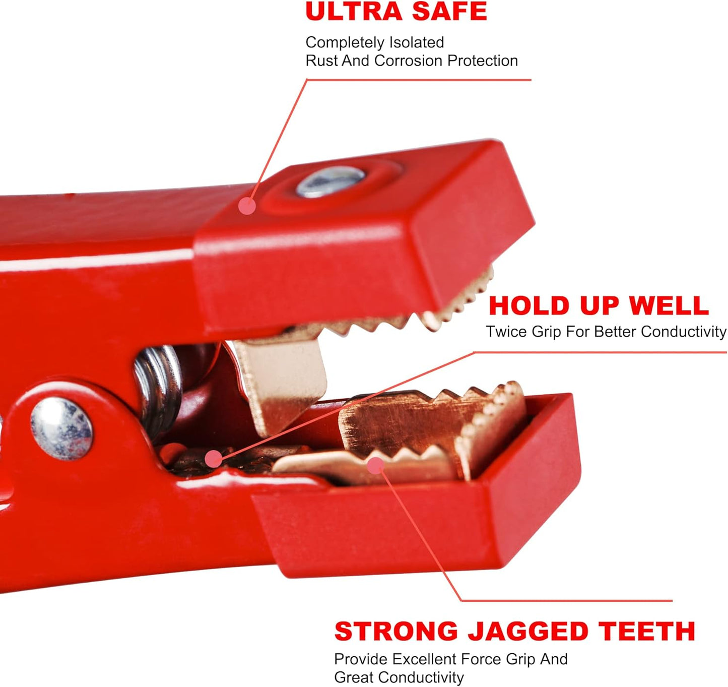 Heavy Duty Jumper Cables - 0 Gauge 25 Feet Battery Jumper Cables for Car, Heavy Duty Booster Cables (0AWG x 25Ft) with 600D Fabric Carrying Bag, Safety Gloves and Iron Brush