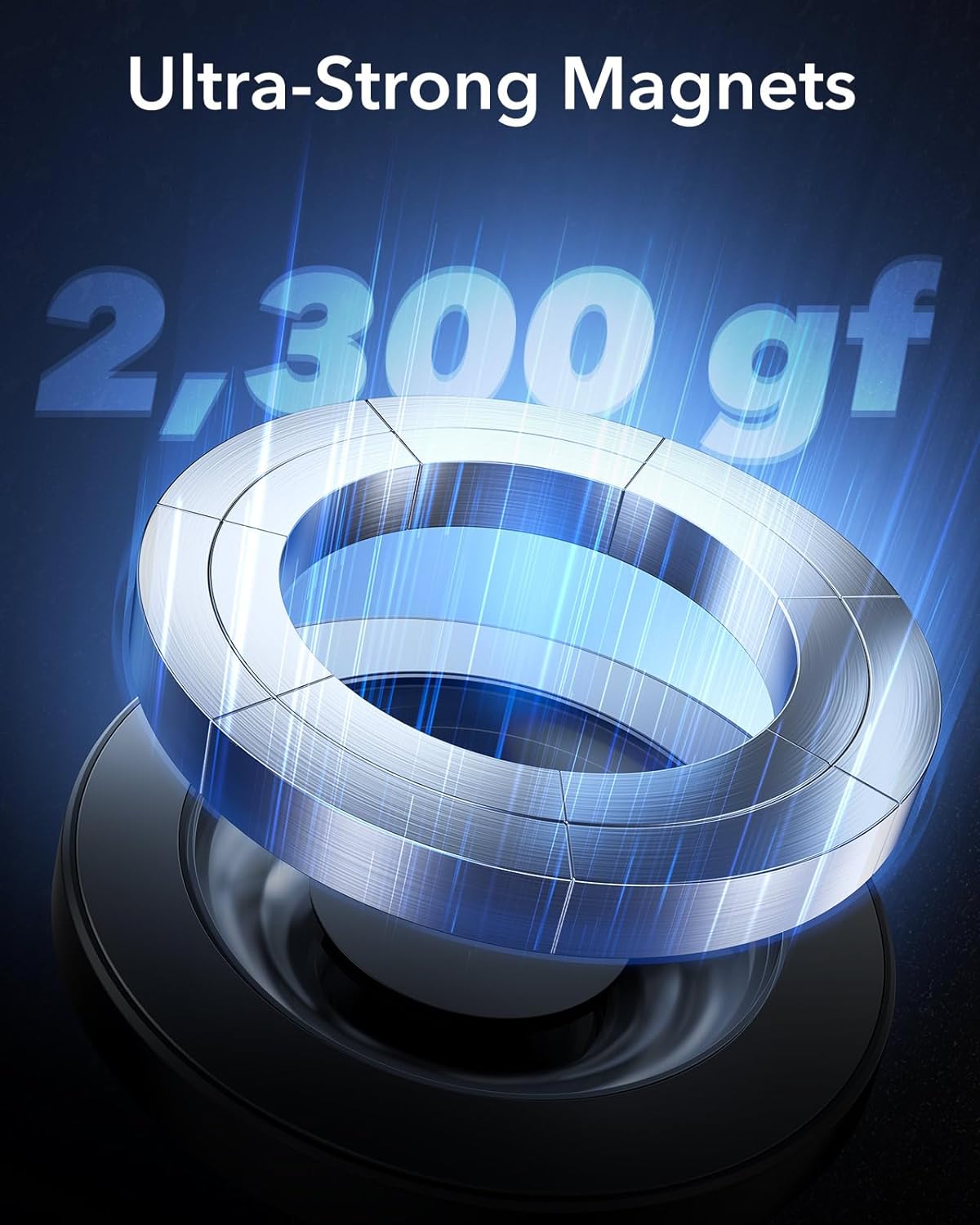 ESR for MagSafe Car Mount, Air Vent/Dashboard Magnetic Phone Holder for Car,Car Phone Holder Mount for iPhone 16/16e/15/14/13/12/Samsung, All Smartphones(2 Metal Rings included),Charging Not Supported