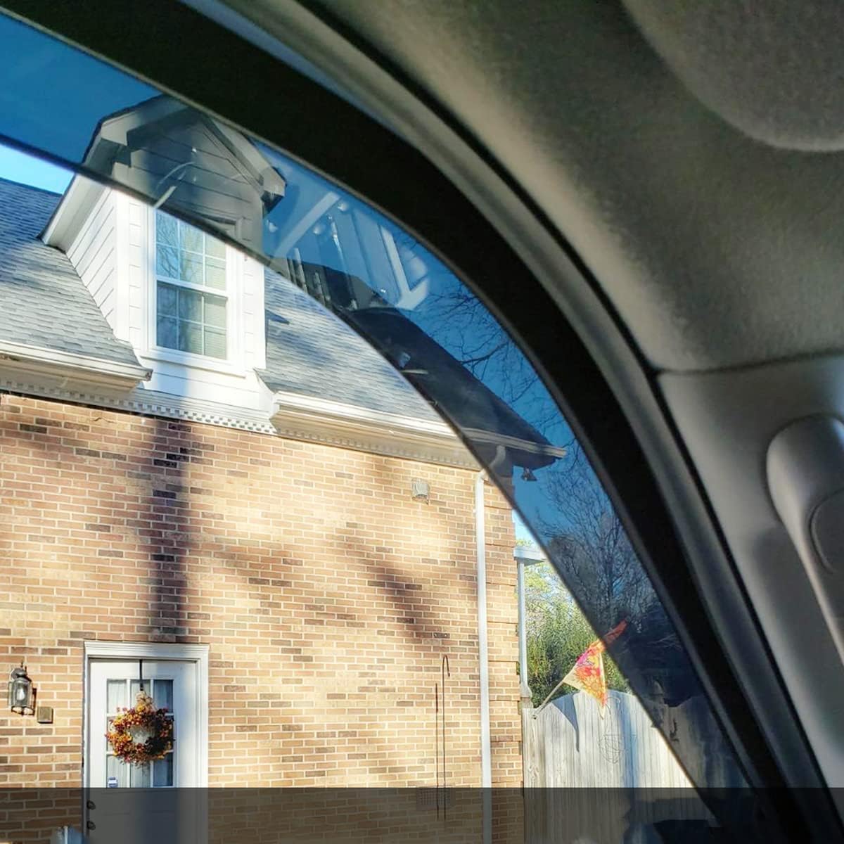 4pcs Outside Mount Style Window Rain Guards Durable Side Wind Deflectors Dark Smoke Nice Window Visors Fit For 2001-2005 TOYOTA RAV4