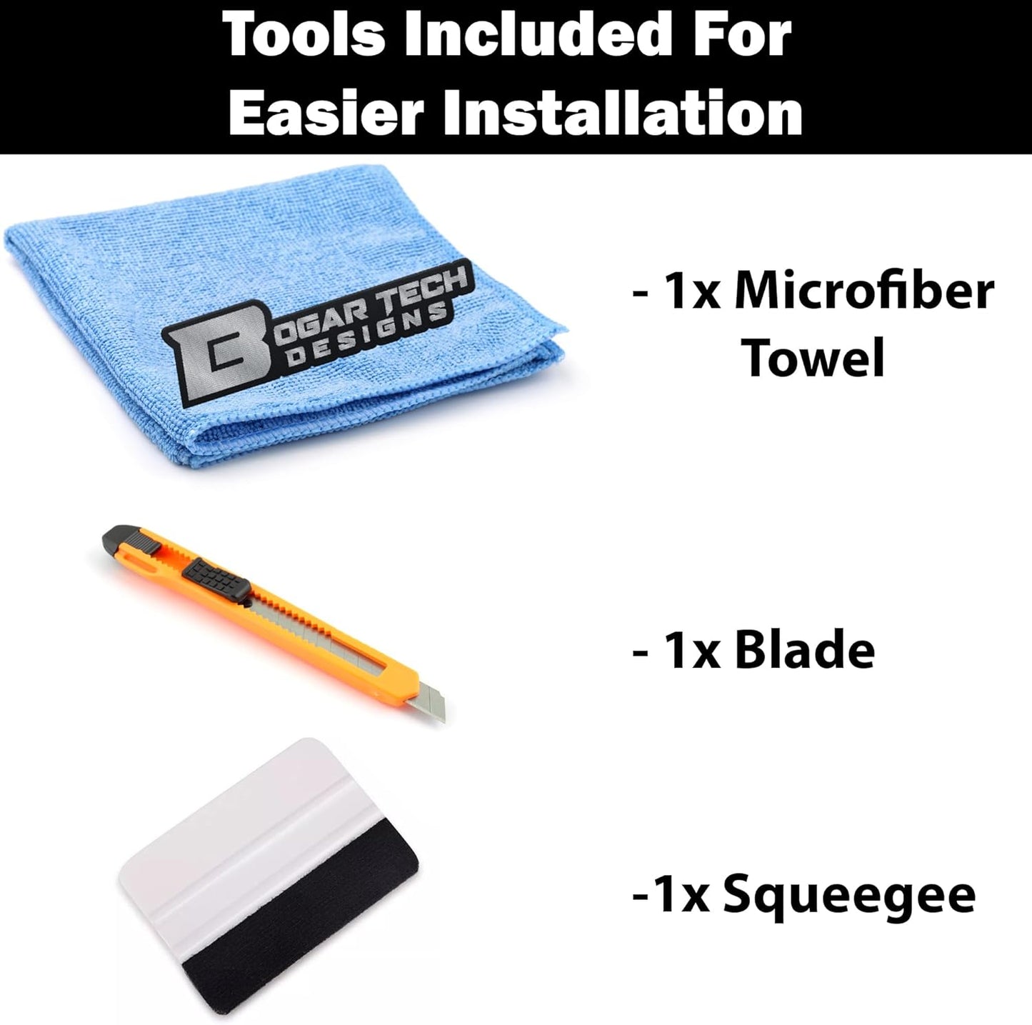 BOGAR TECH DESIGNS Precut for Hyundai Sonata 2024-2025 Full Headlight Taillight PPF Kit, Clear Bra